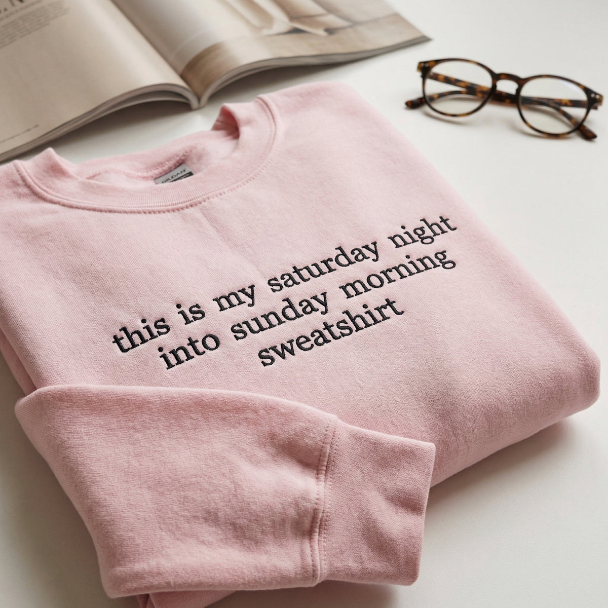 Individuell bestickte Engel- und Dämonenkatze-Kapuzenpullover für Paare