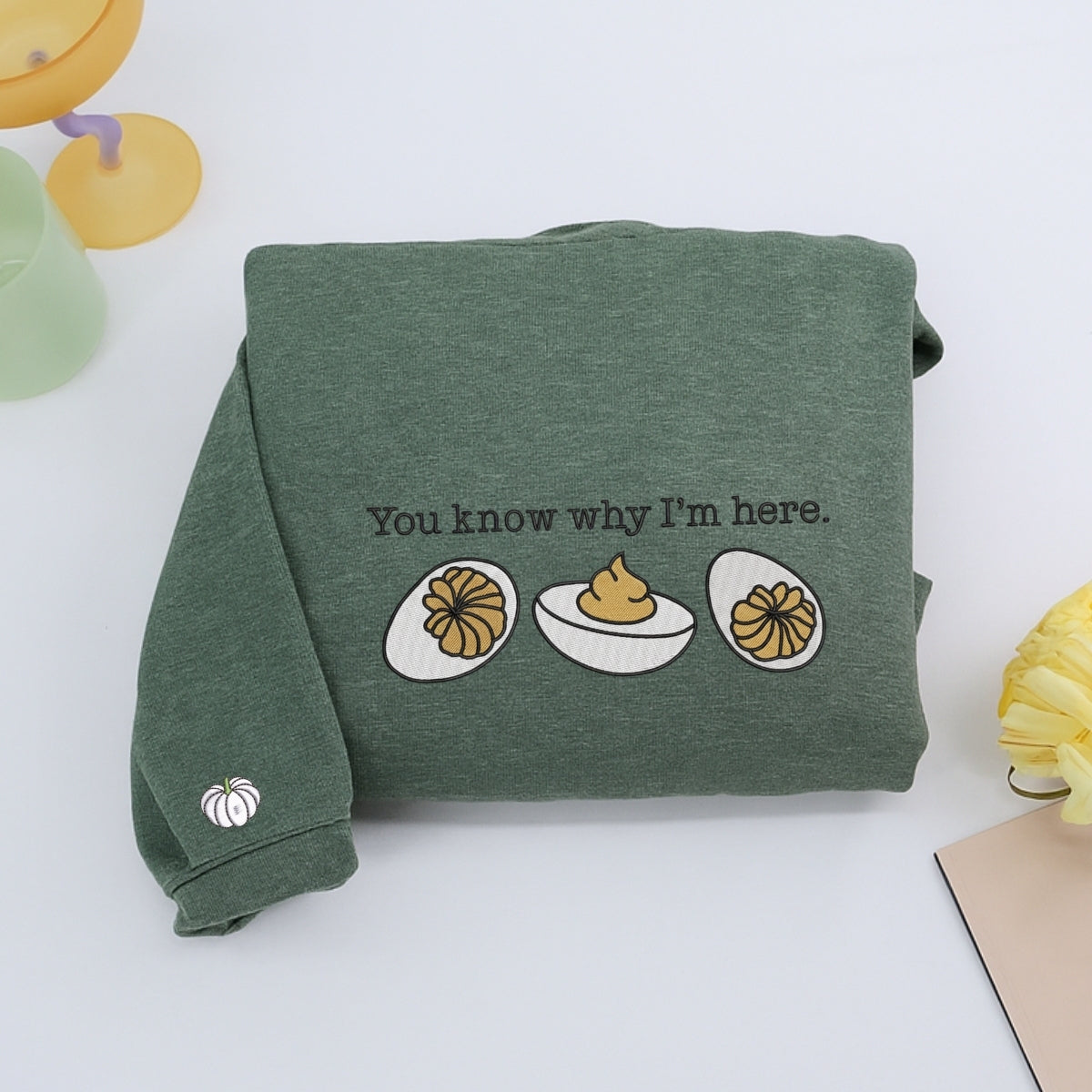 Individuell bestickte Engel- und Dämonenkatze-Kapuzenpullover für Paare