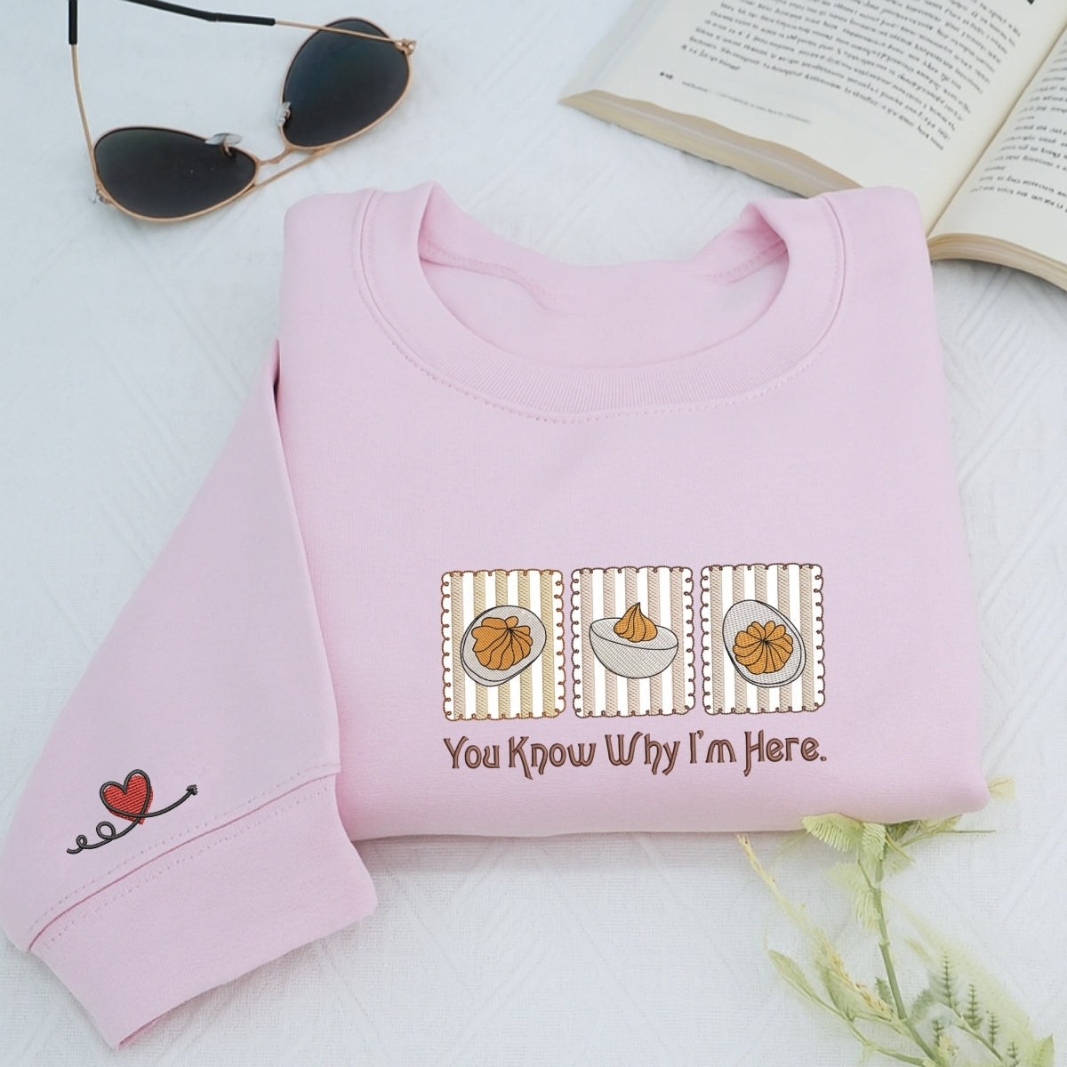 Individuell bestickte Engel- und Dämonenkatze-Kapuzenpullover für Paare