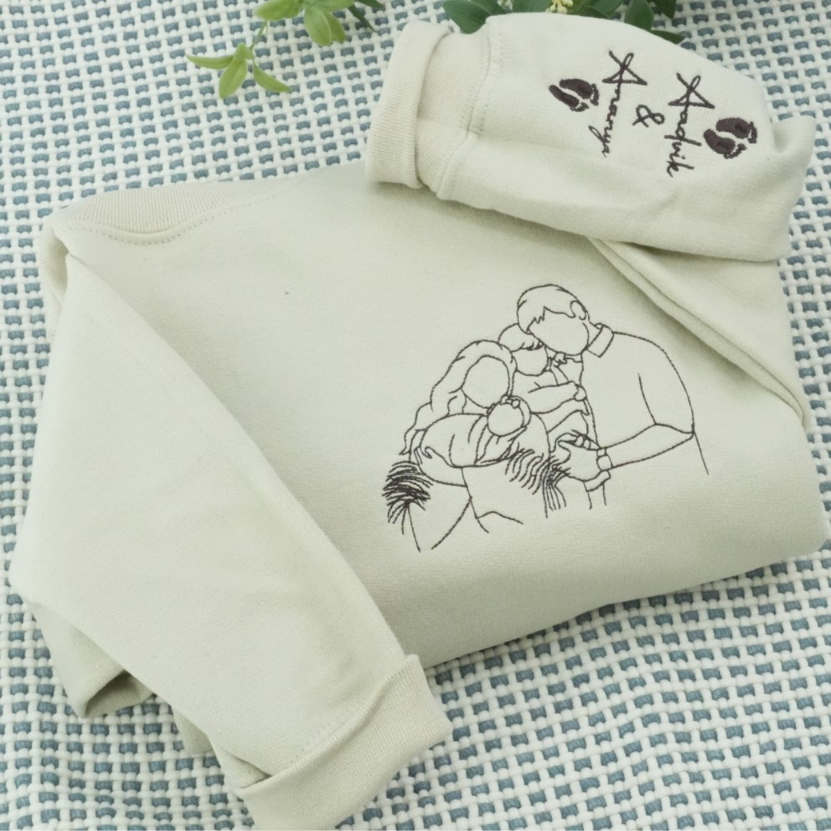 Individuell bestickte Engel- und Dämonenkatze-Kapuzenpullover für Paare