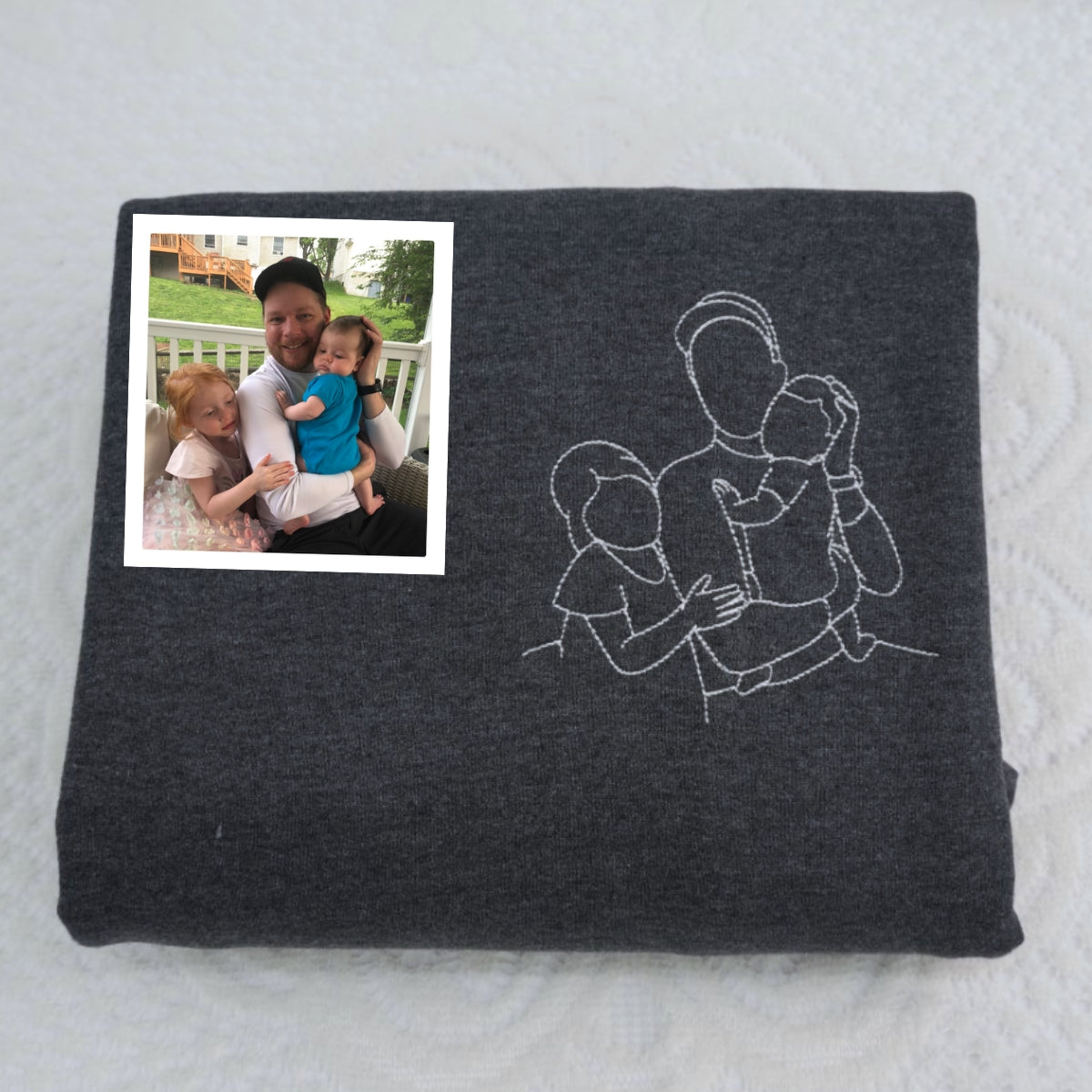 Individuell bestickte Engel- und Dämonenkatze-Kapuzenpullover für Paare