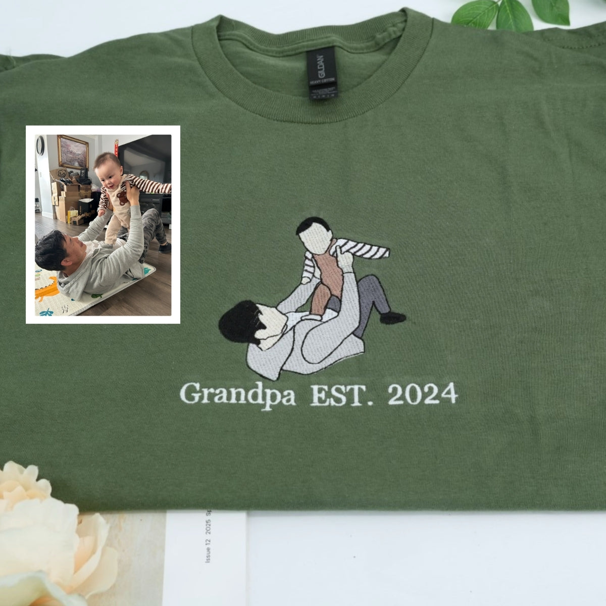 Individuell bestickte Engel- und Dämonenkatze-Kapuzenpullover für Paare