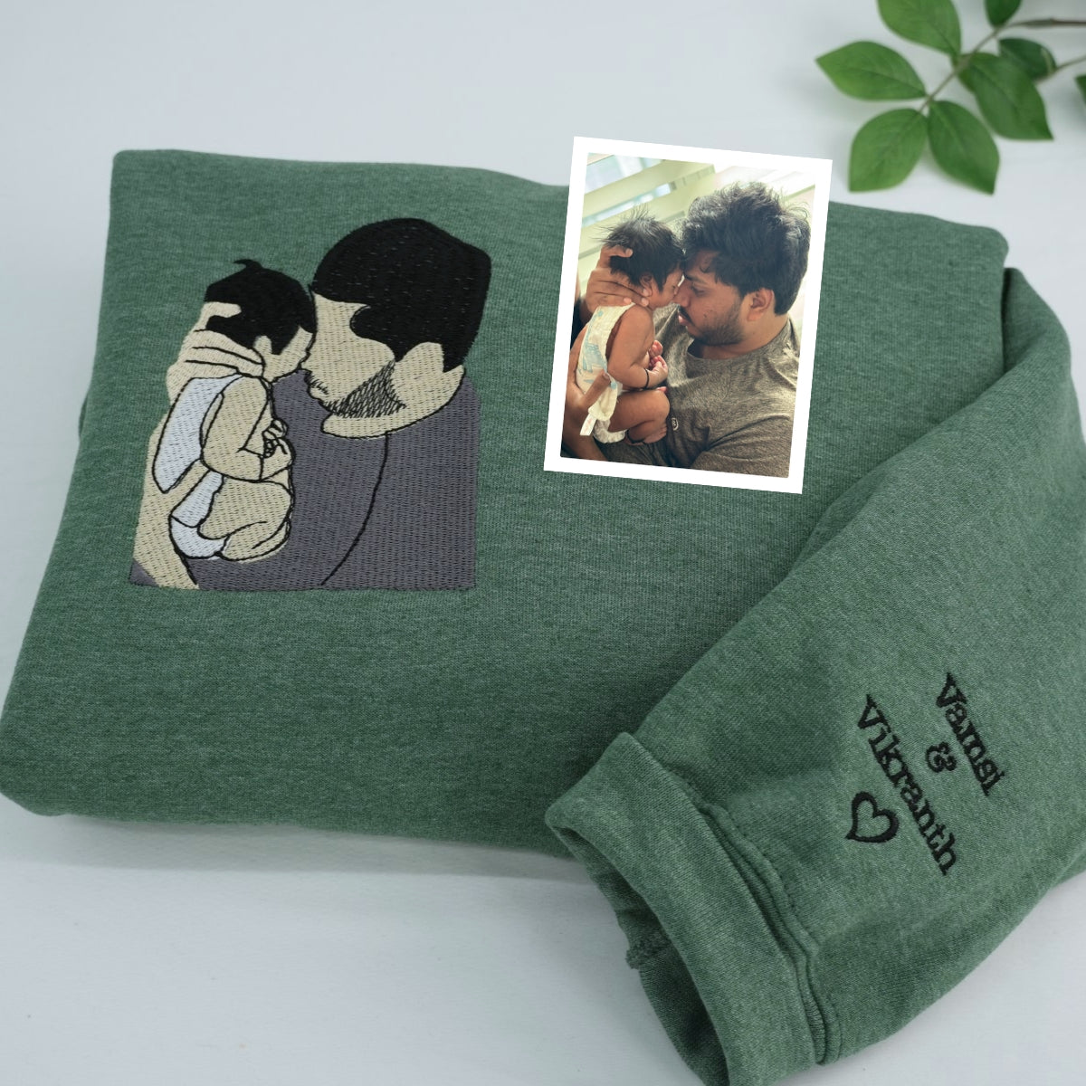 Individuell bestickte Engel- und Dämonenkatze-Kapuzenpullover für Paare