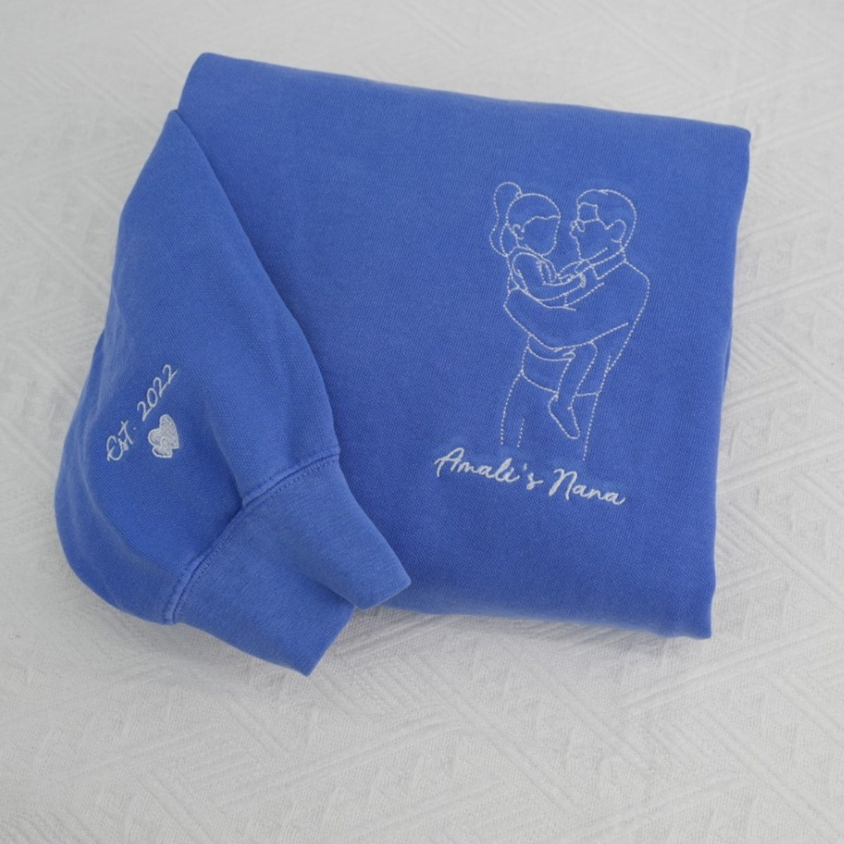 Individuell bestickte Engel- und Dämonenkatze-Kapuzenpullover für Paare