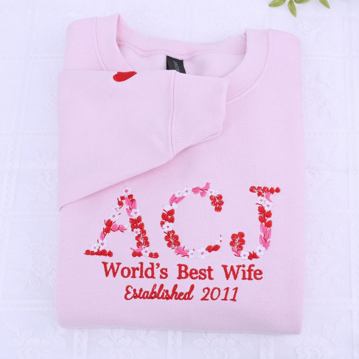 Individuell bestickte Engel- und Dämonenkatze-Kapuzenpullover für Paare