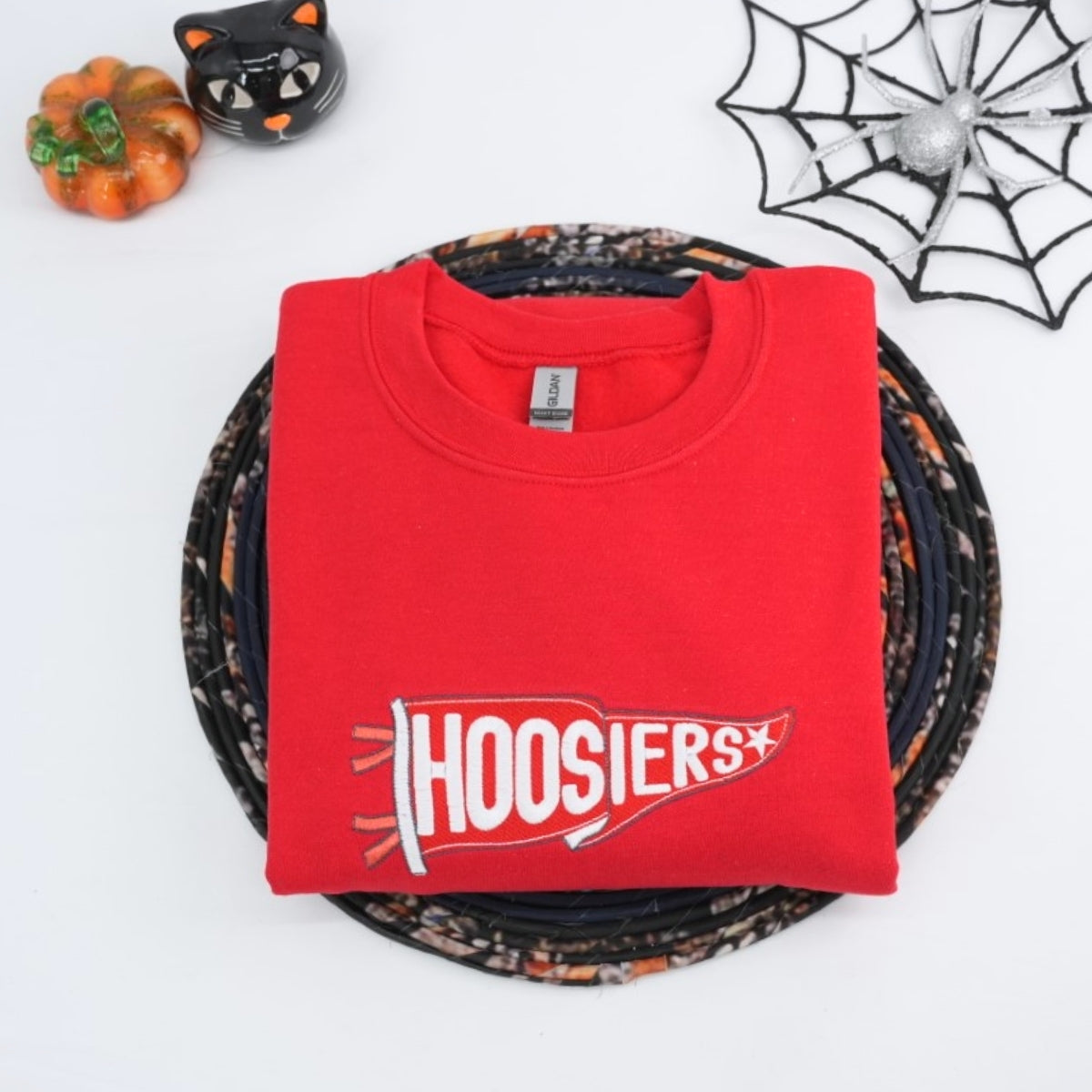 Custom Halloween Sweatshirts - Do Well Embroidered Pennant - Perfect Halloween Gift