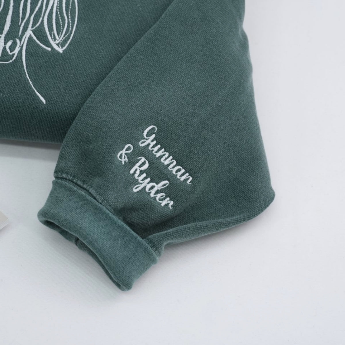 Individuell bestickte Engel- und Dämonenkatze-Kapuzenpullover für Paare