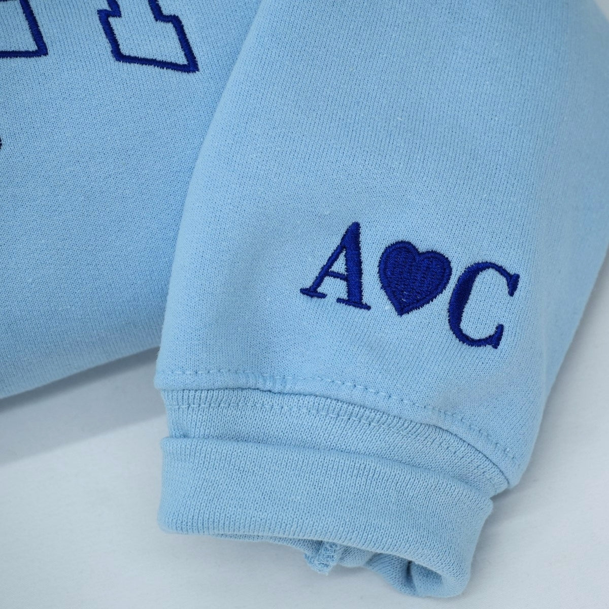 Individuell bestickte Engel- und Dämonenkatze-Kapuzenpullover für Paare