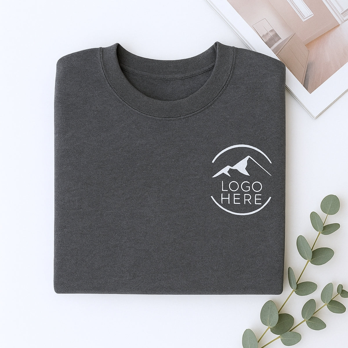 Custom Logo Sweatshirt Corporate Embroidered Apparel