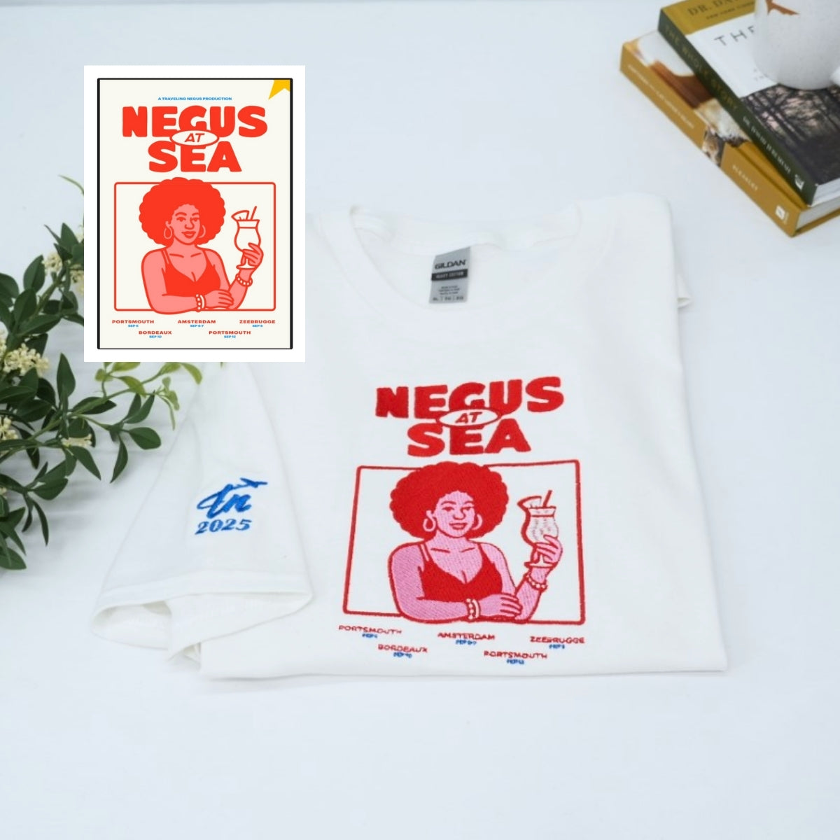 Individuell bestickte Engel- und Dämonenkatze-Kapuzenpullover für Paare