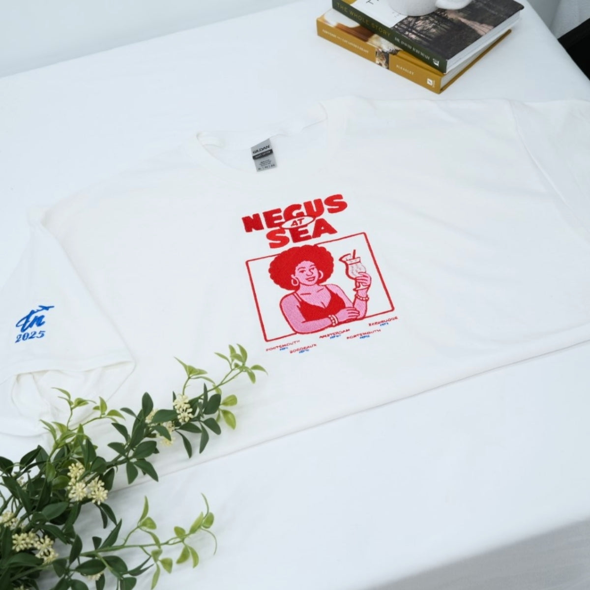 Individuell bestickte Engel- und Dämonenkatze-Kapuzenpullover für Paare