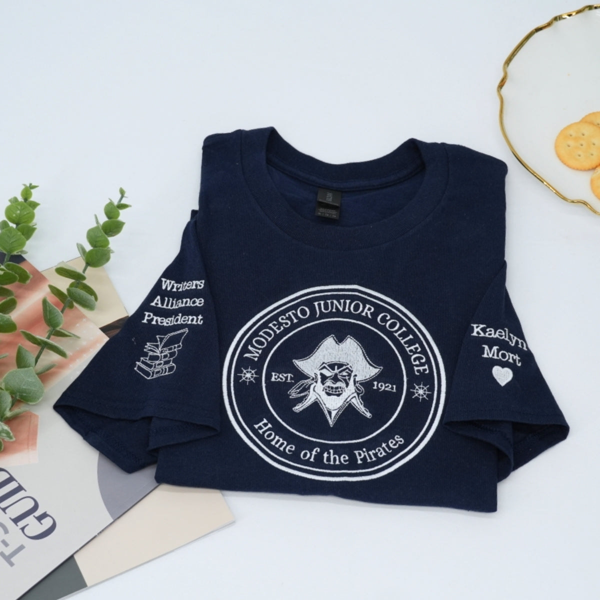 Individuell bestickte Engel- und Dämonenkatze-Kapuzenpullover für Paare