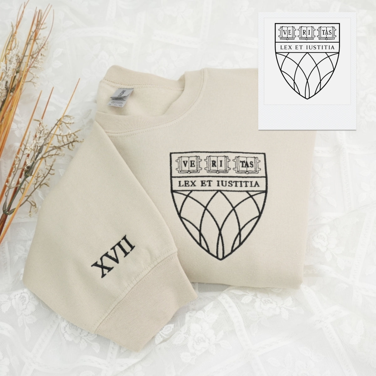 Individuell bestickte Engel- und Dämonenkatze-Kapuzenpullover für Paare