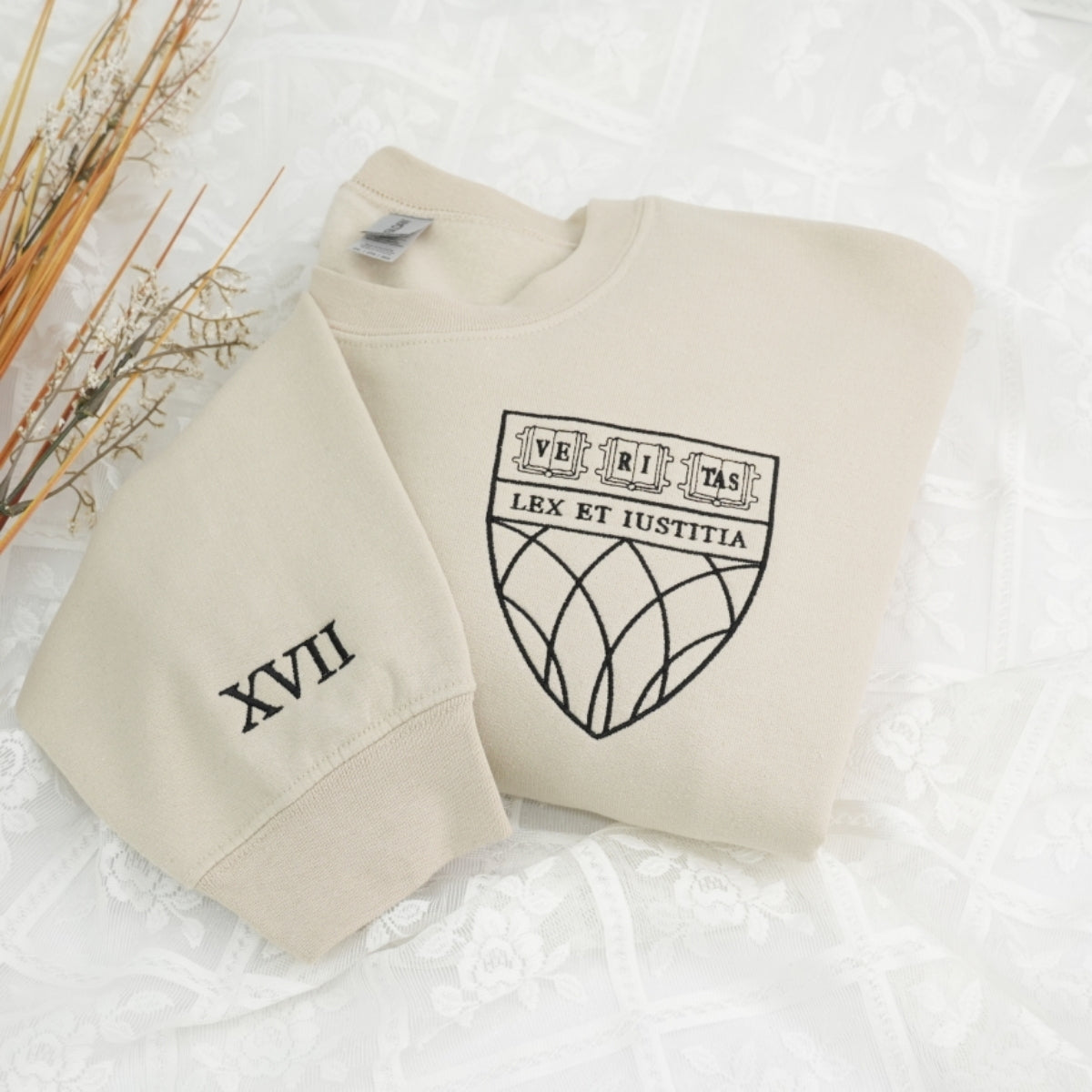 Individuell bestickte Engel- und Dämonenkatze-Kapuzenpullover für Paare