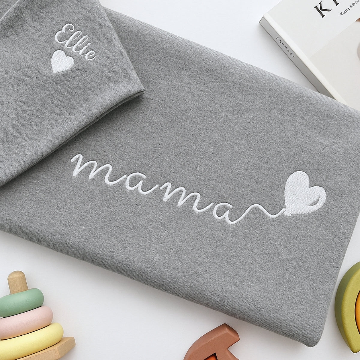 Individuell bestickte Engel- und Dämonenkatze-Kapuzenpullover für Paare