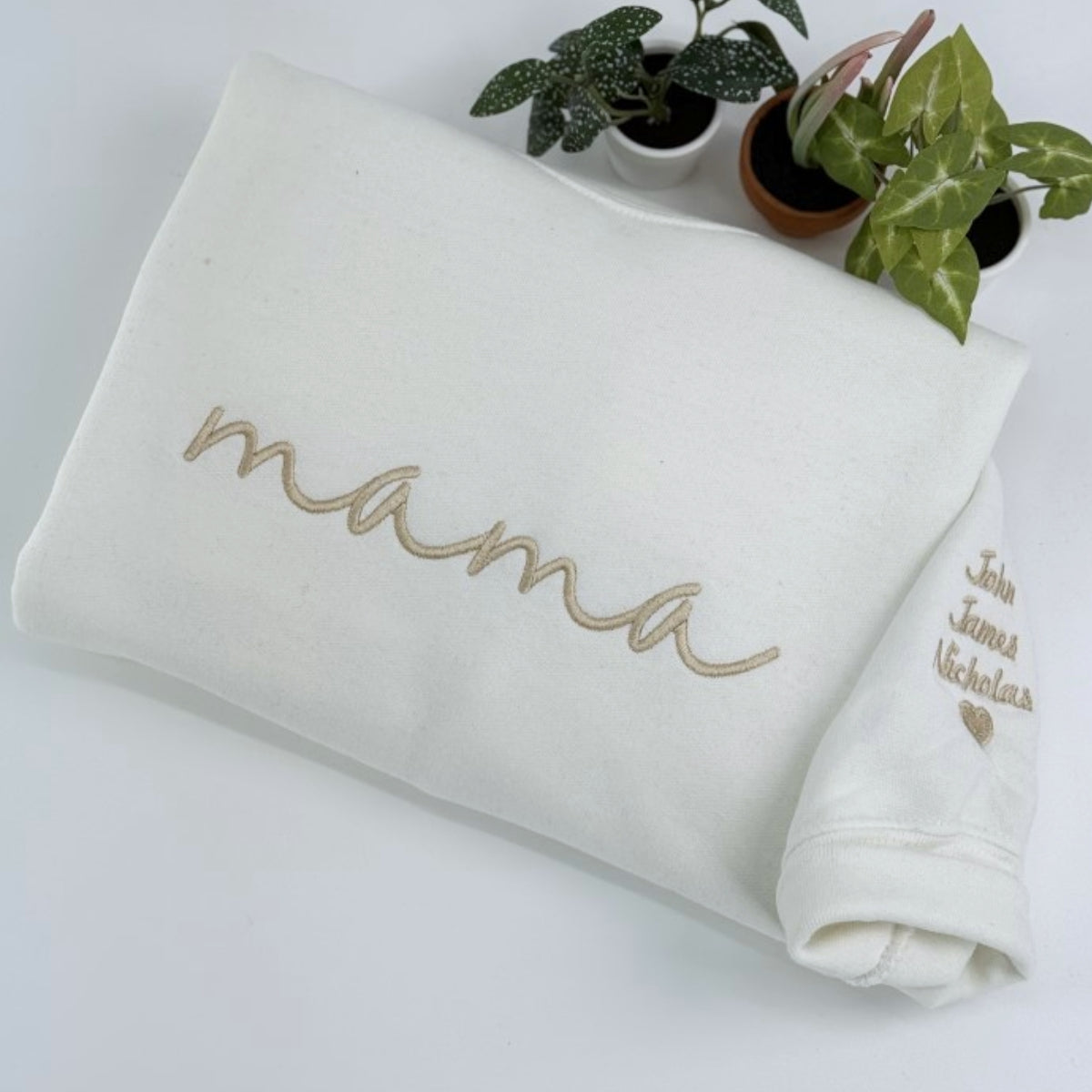 Individuell bestickte Engel- und Dämonenkatze-Kapuzenpullover für Paare