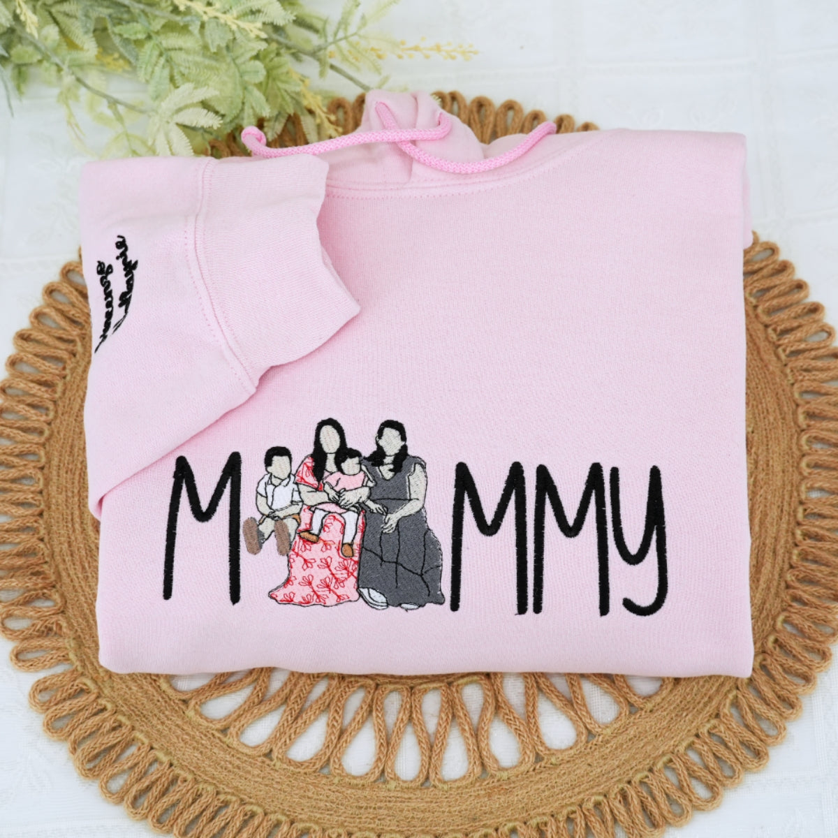 Sweats à capuche assortis brodés personnalisés avec ange et chat démon pour couples