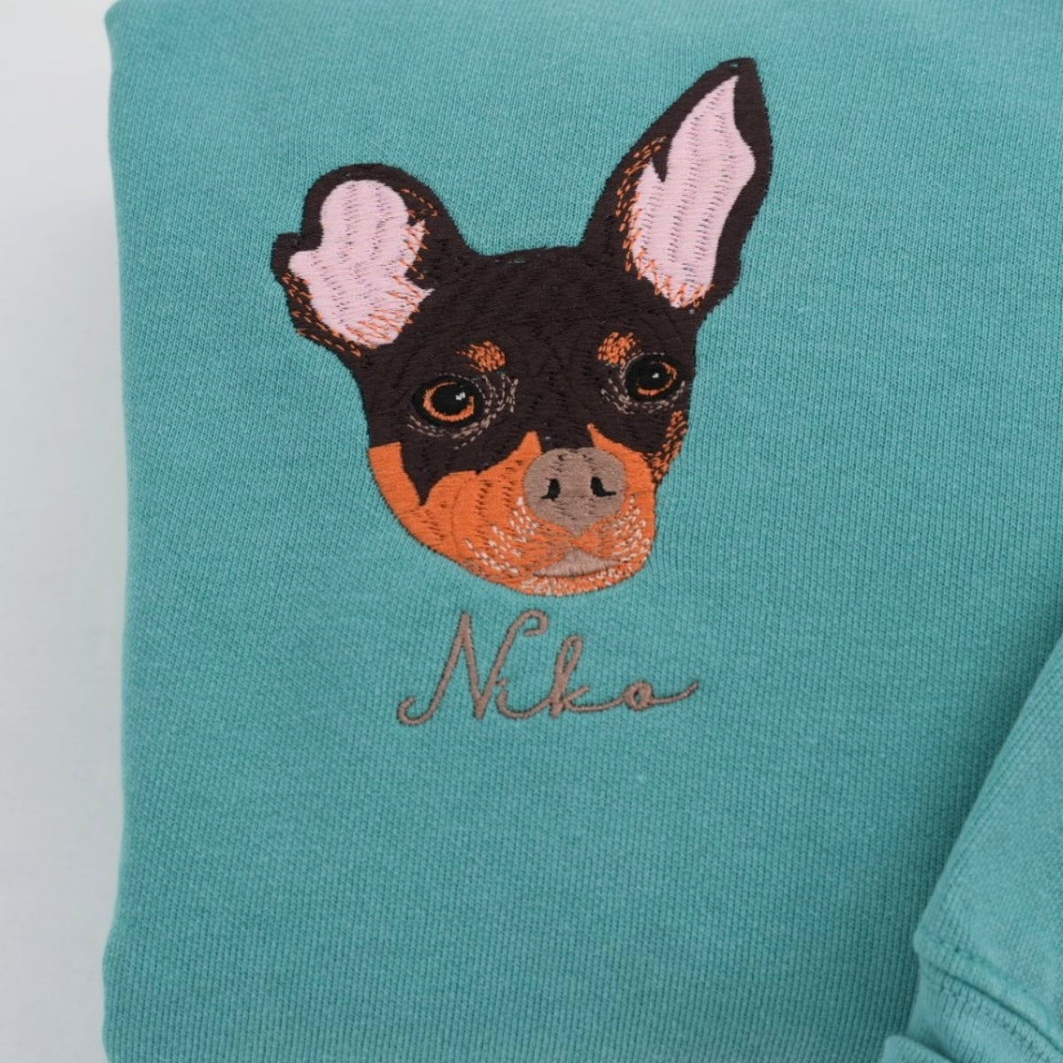 Individuell bestickte Engel- und Dämonenkatze-Kapuzenpullover für Paare