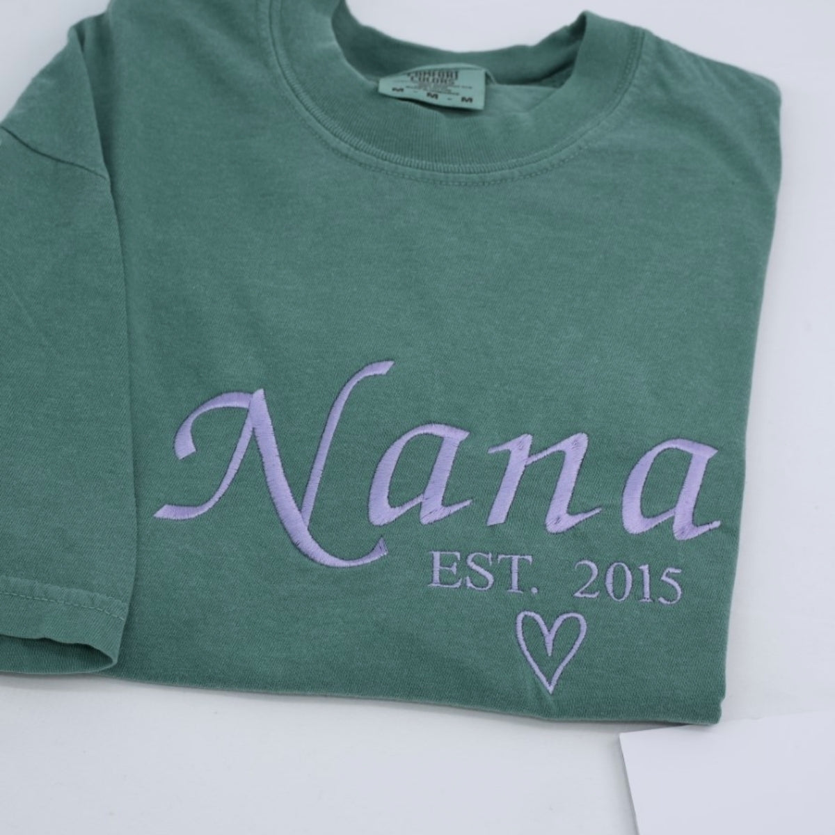 Custom Nana T-Shirt | Personalized Grandmother Embroidered Shirt - Grandchildren Names Gift