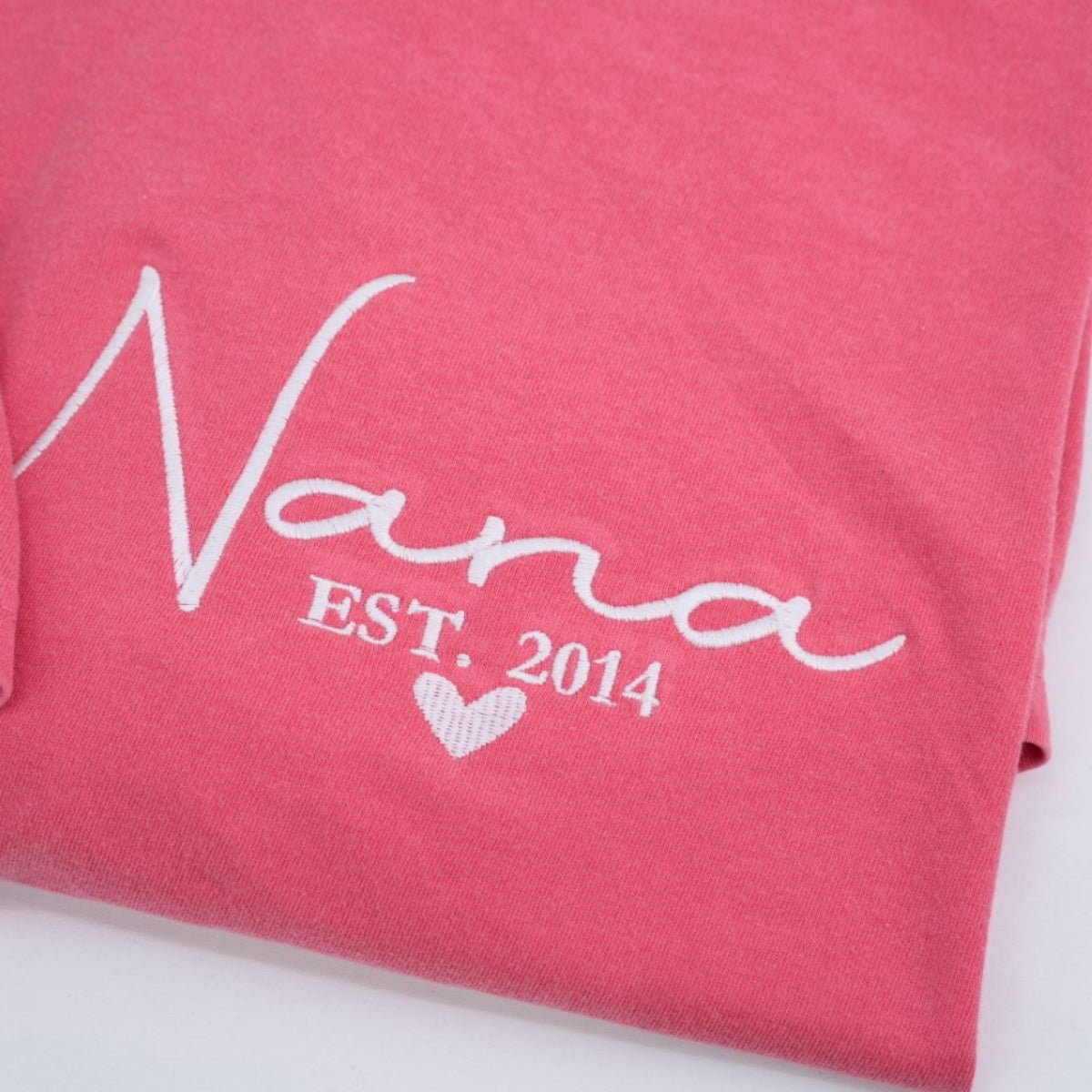 Custom Nana T-Shirt | Personalized Grandmother Embroidered Shirt - Grandchildren Names Gift