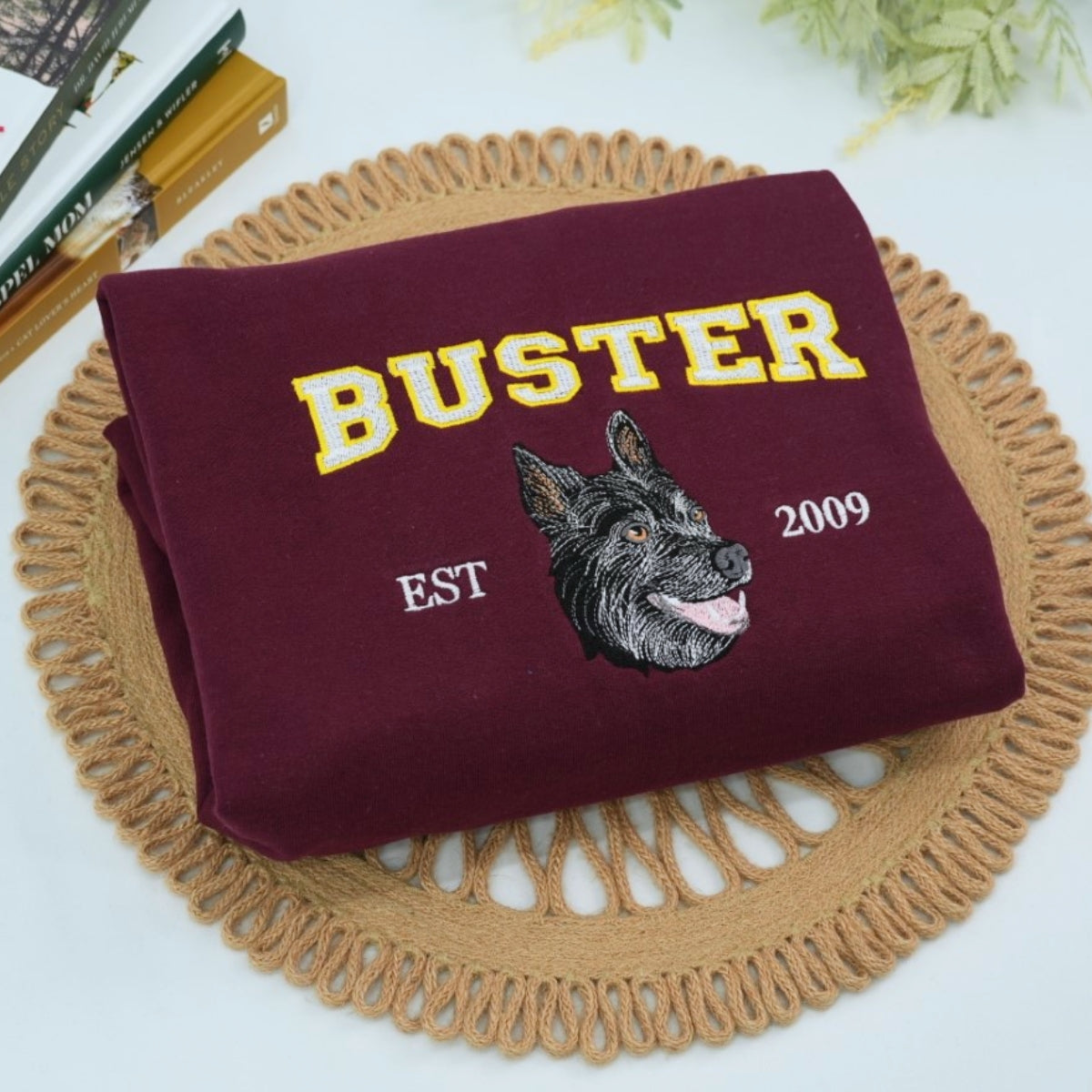 Individuell bestickte Engel- und Dämonenkatze-Kapuzenpullover für Paare