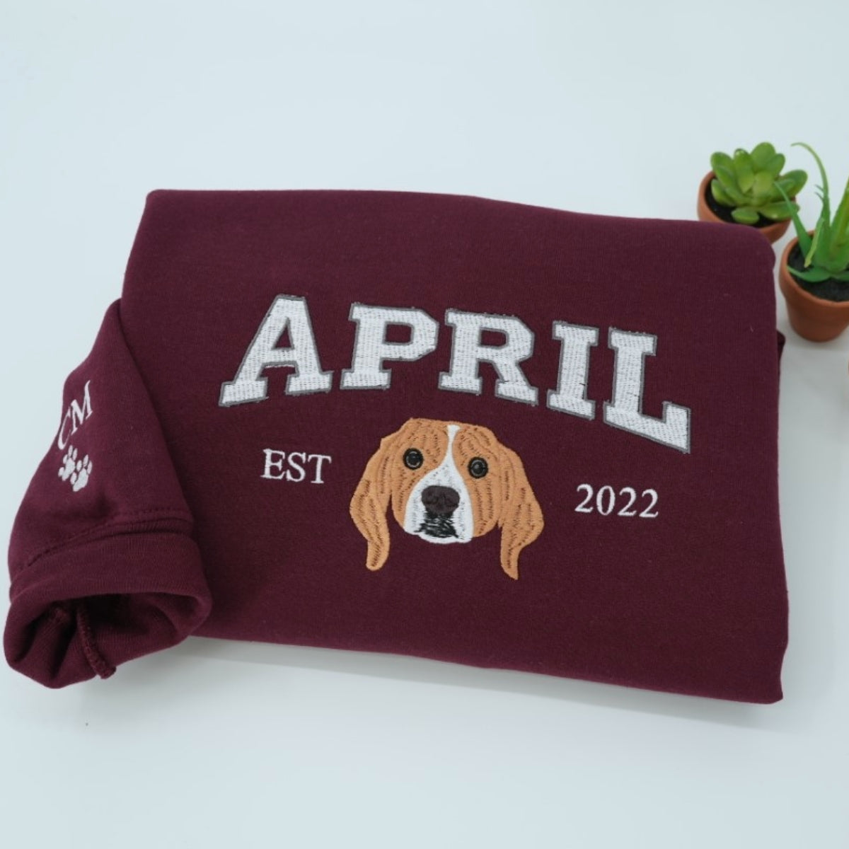 Individuell bestickte Engel- und Dämonenkatze-Kapuzenpullover für Paare