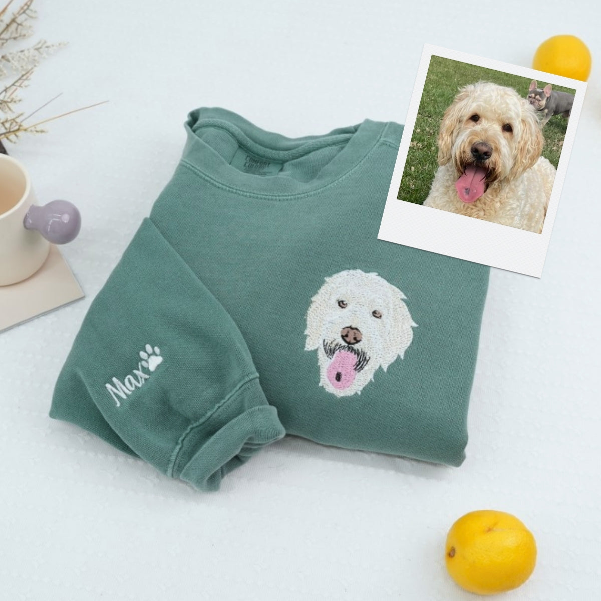 Individuell bestickte Engel- und Dämonenkatze-Kapuzenpullover für Paare