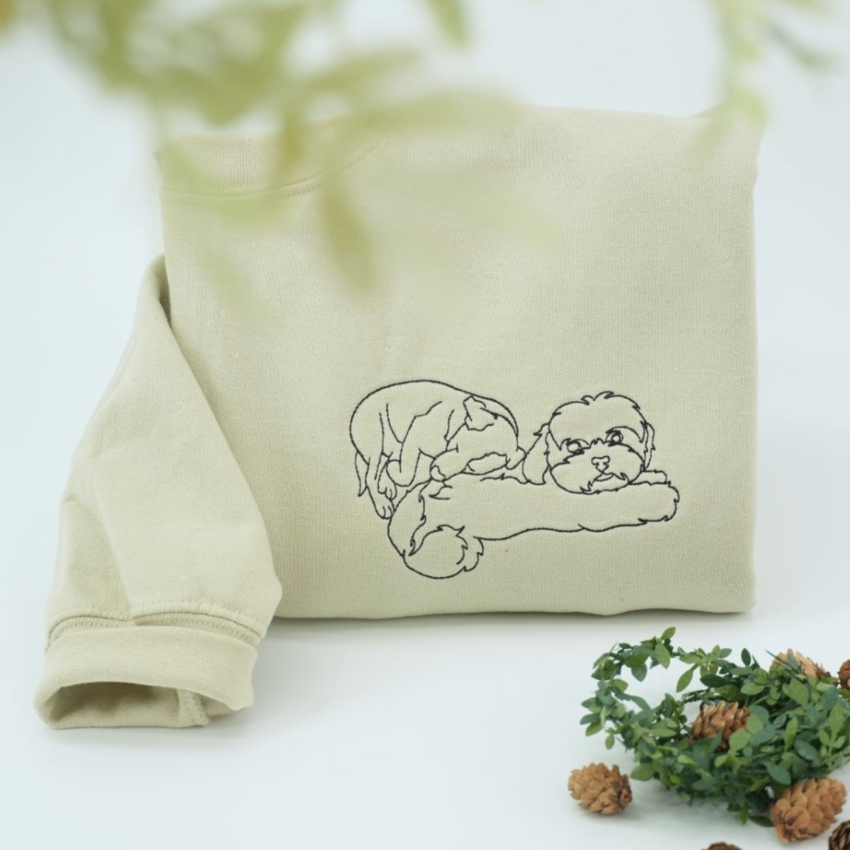 Individuell bestickte Engel- und Dämonenkatze-Kapuzenpullover für Paare