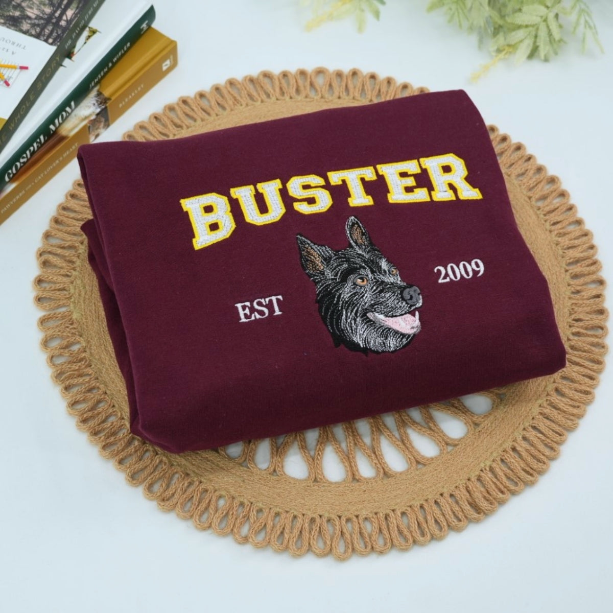 Individuell bestickte Engel- und Dämonenkatze-Kapuzenpullover für Paare