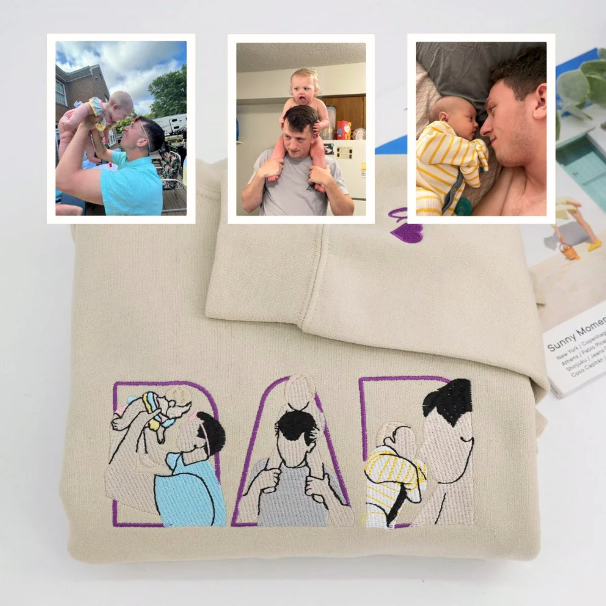 Sweats à capuche assortis brodés personnalisés avec ange et chat démon pour couples