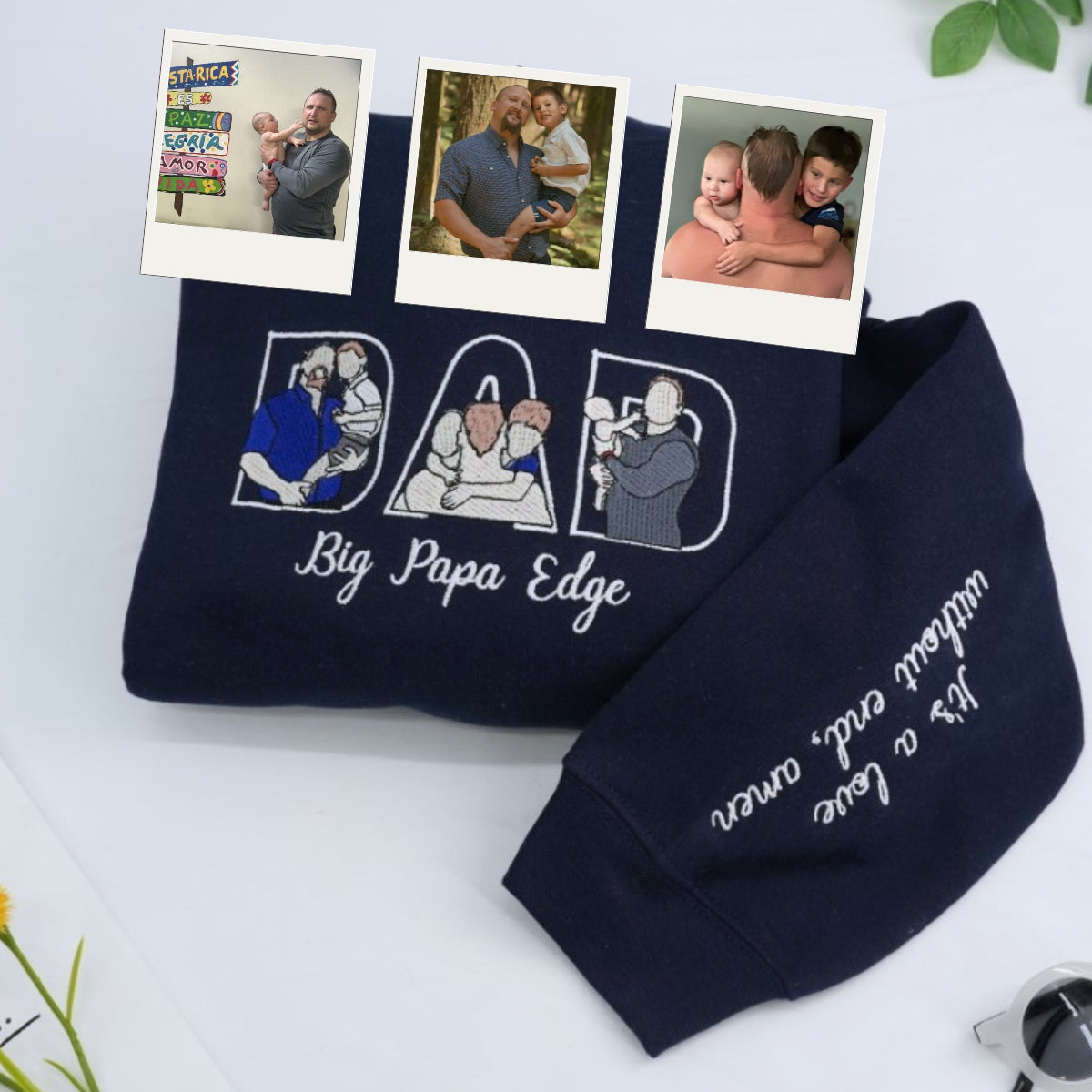 Individuell bestickte Engel- und Dämonenkatze-Kapuzenpullover für Paare