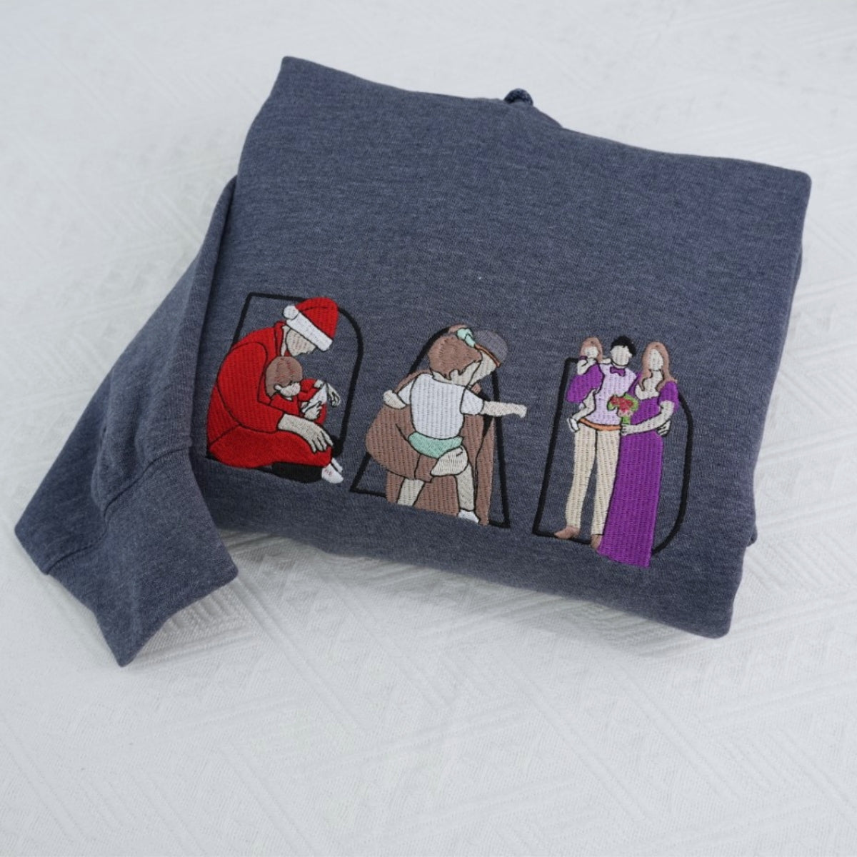 Individuell bestickte Engel- und Dämonenkatze-Kapuzenpullover für Paare