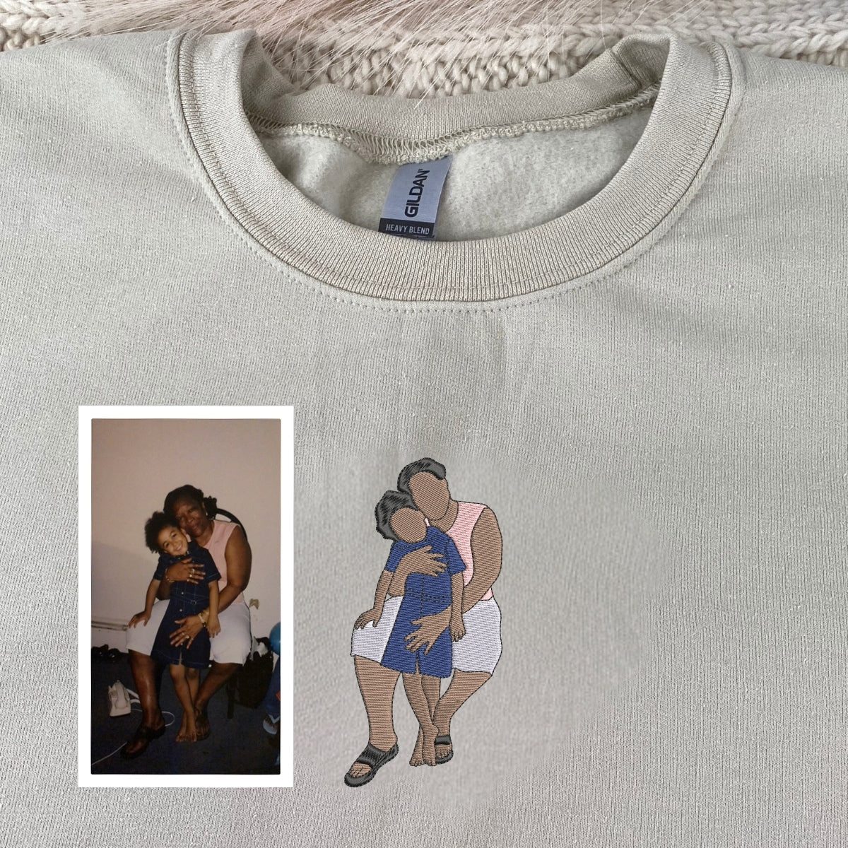 Individuell bestickte Engel- und Dämonenkatze-Kapuzenpullover für Paare