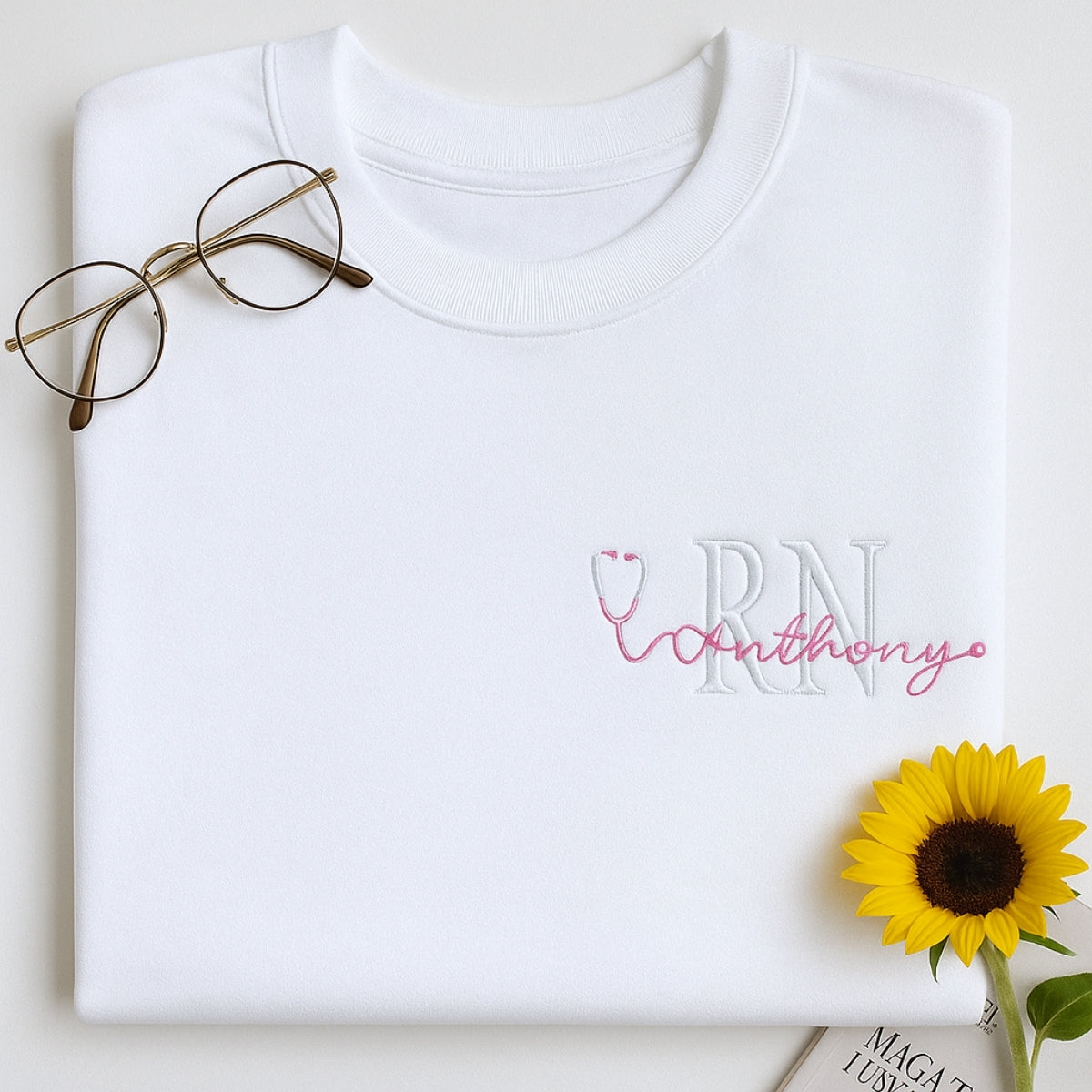 Individuell bestickte Engel- und Dämonenkatze-Kapuzenpullover für Paare