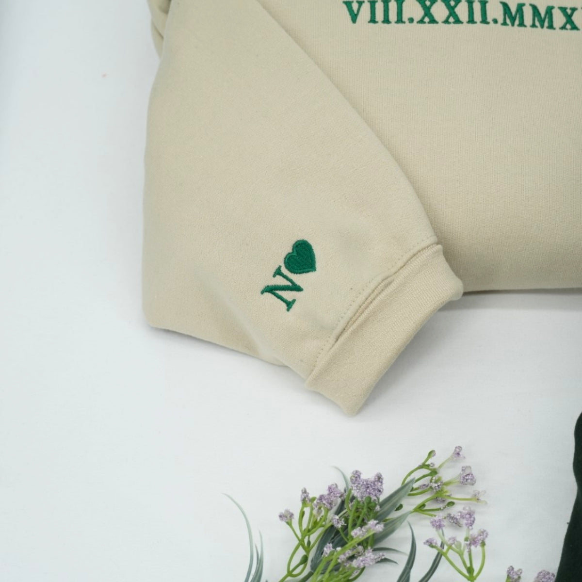 Individuell bestickte Engel- und Dämonenkatze-Kapuzenpullover für Paare