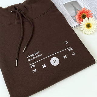 Individuell bestickte Engel- und Dämonenkatze-Kapuzenpullover für Paare