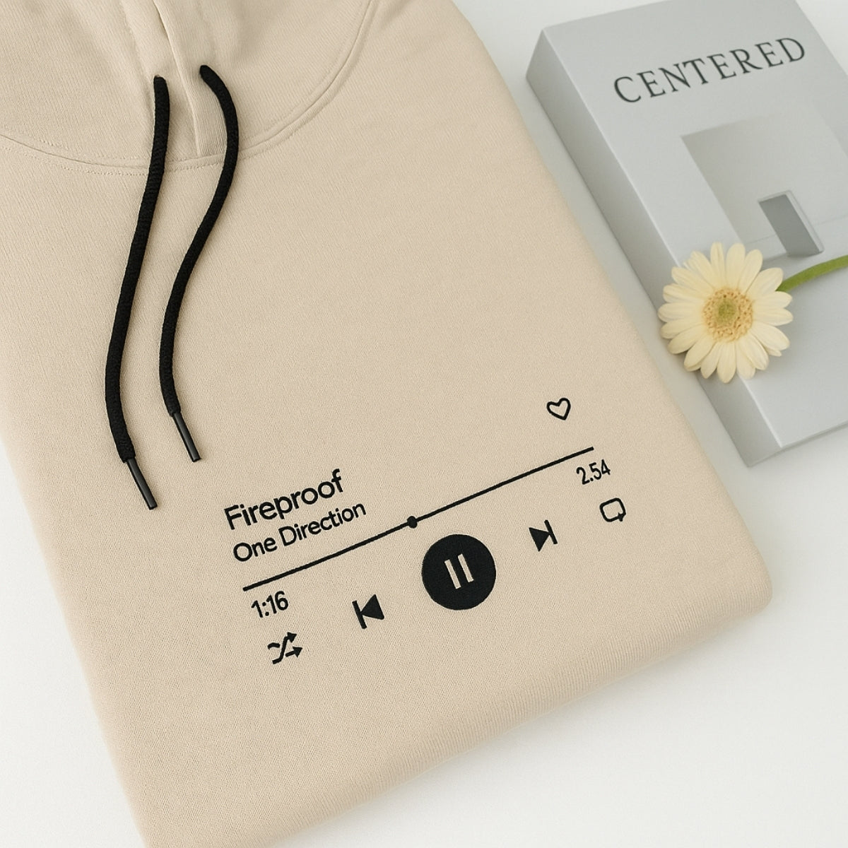 Individuell bestickte Engel- und Dämonenkatze-Kapuzenpullover für Paare