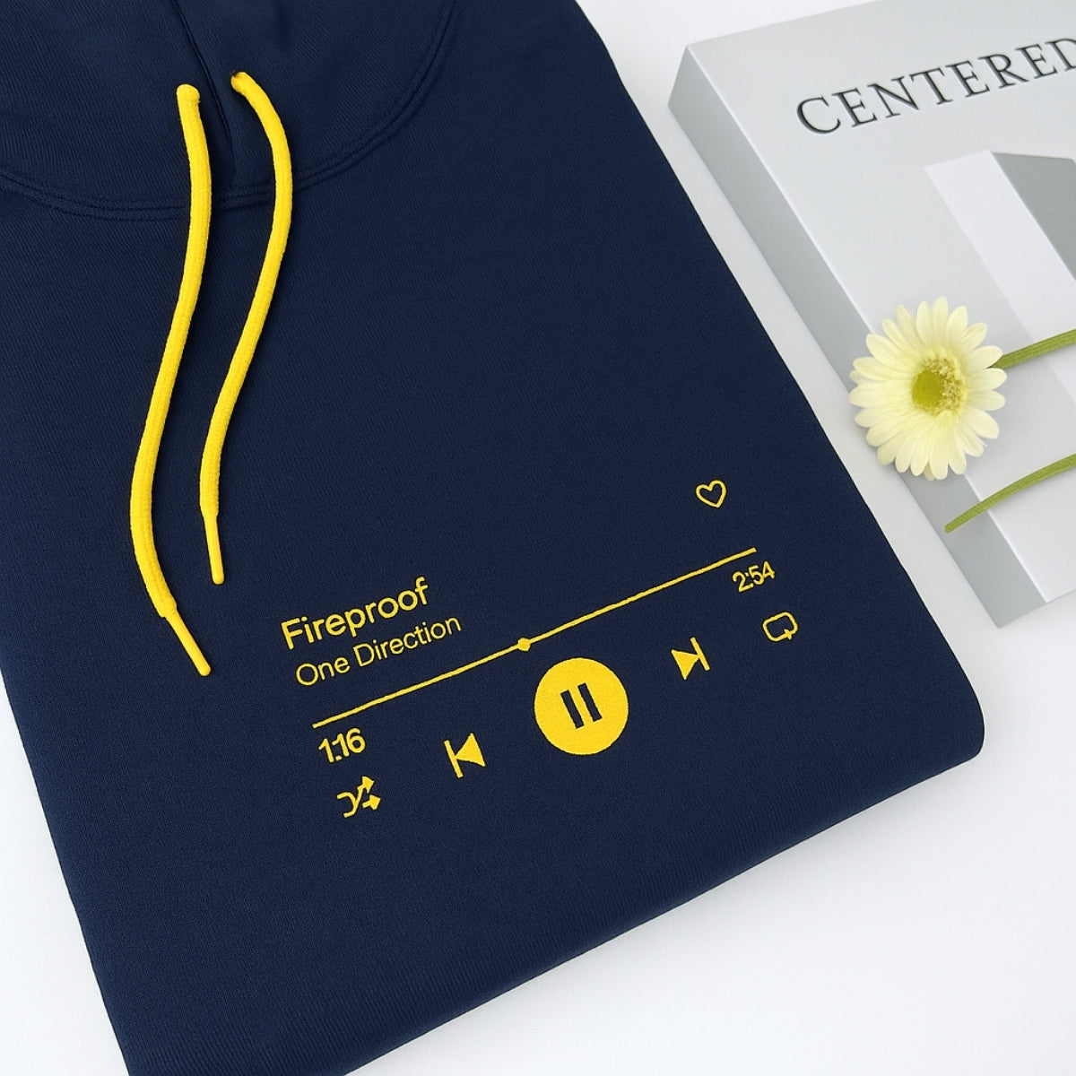 Individuell bestickte Engel- und Dämonenkatze-Kapuzenpullover für Paare