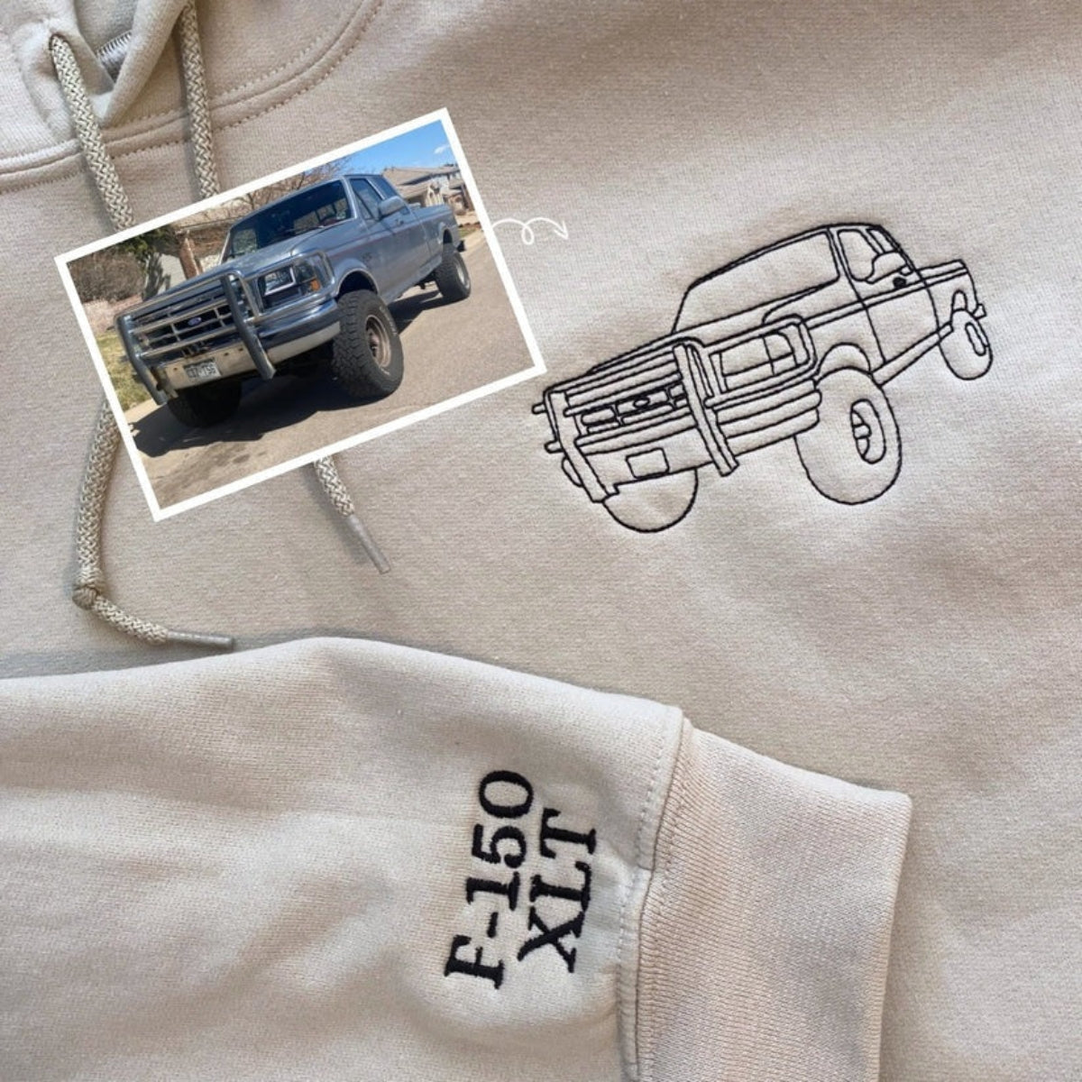 Individuell bestickte Engel- und Dämonenkatze-Kapuzenpullover für Paare