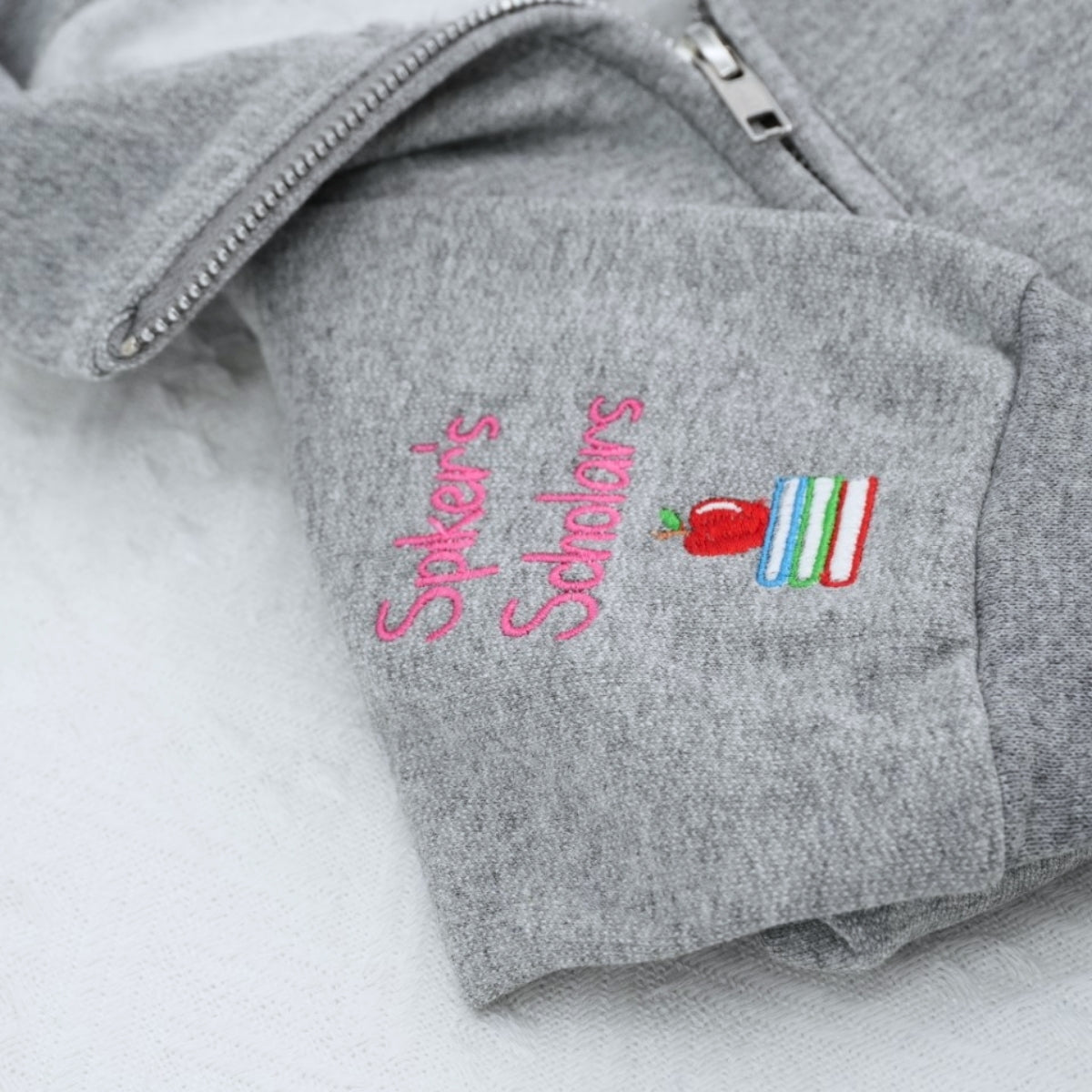 Individuell bestickte Engel- und Dämonenkatze-Kapuzenpullover für Paare