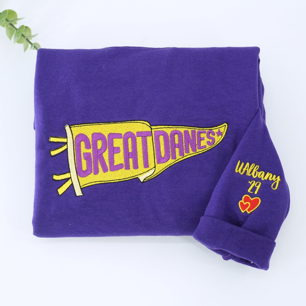 Individuell bestickte Engel- und Dämonenkatze-Kapuzenpullover für Paare