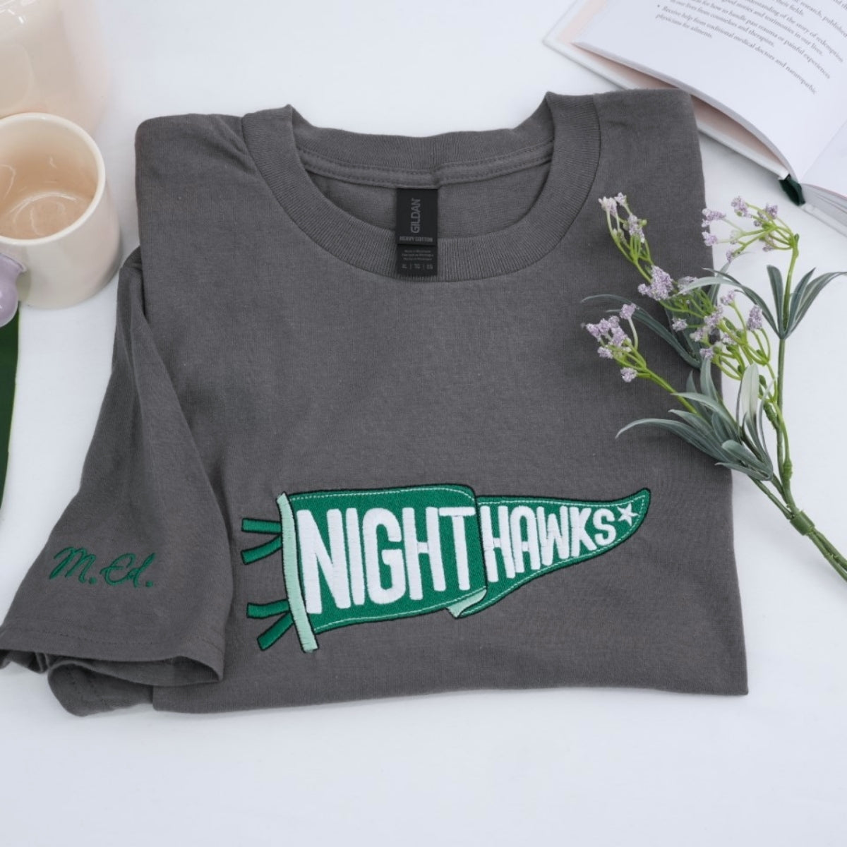 Individuell bestickte Engel- und Dämonenkatze-Kapuzenpullover für Paare