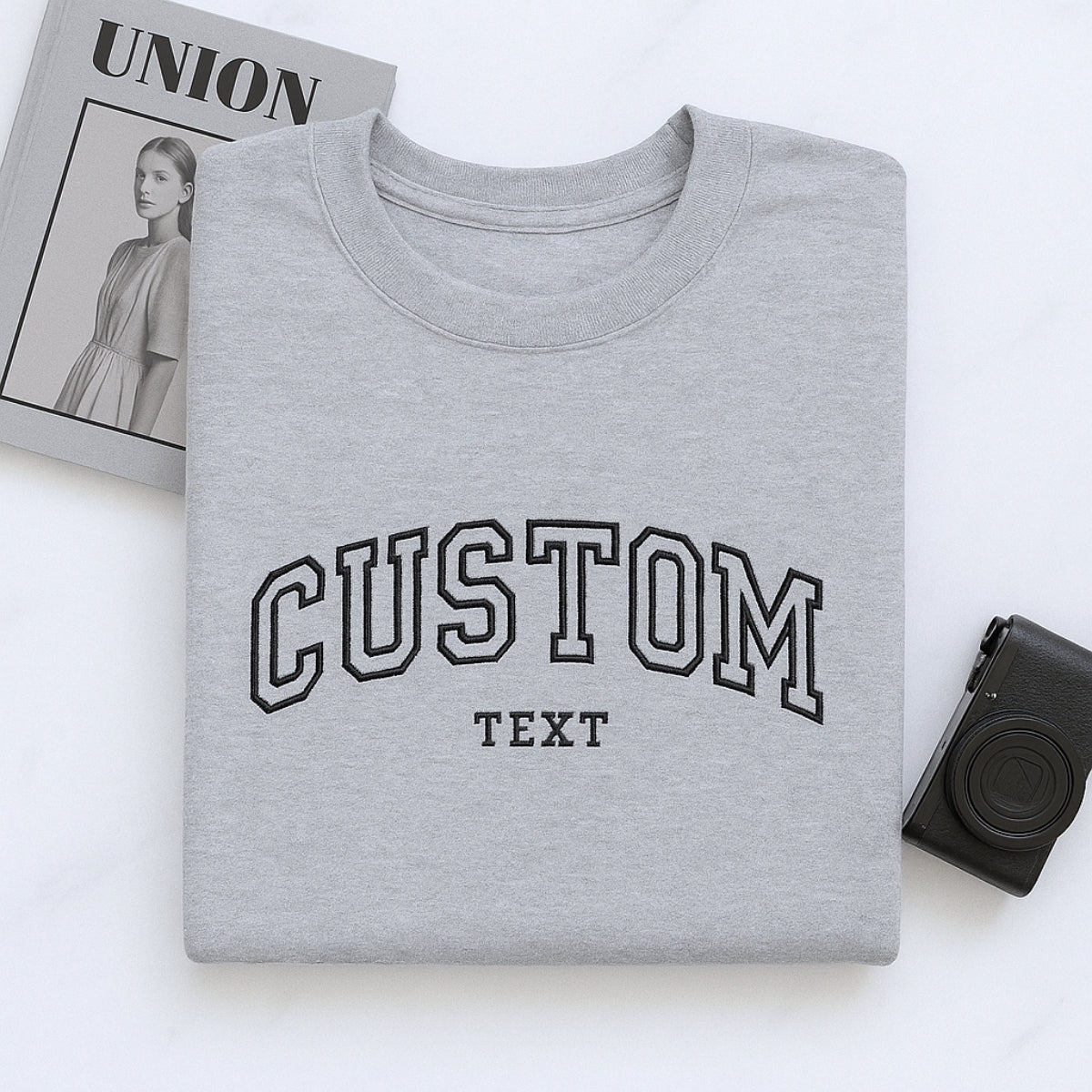 Custom Text Hoodies - Personalized Embroidered Sweatshirts - Perfect Custom Gift for Any Occasion