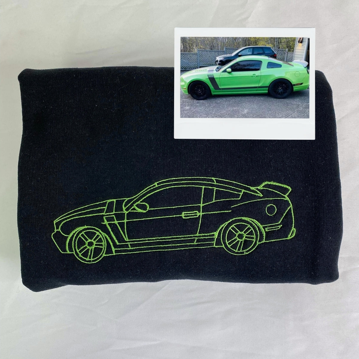 Custom Truck Portrait Hoodies - Personalized Vehicle Line Art Embroidered Sweatshirts - Truck Lover Gift