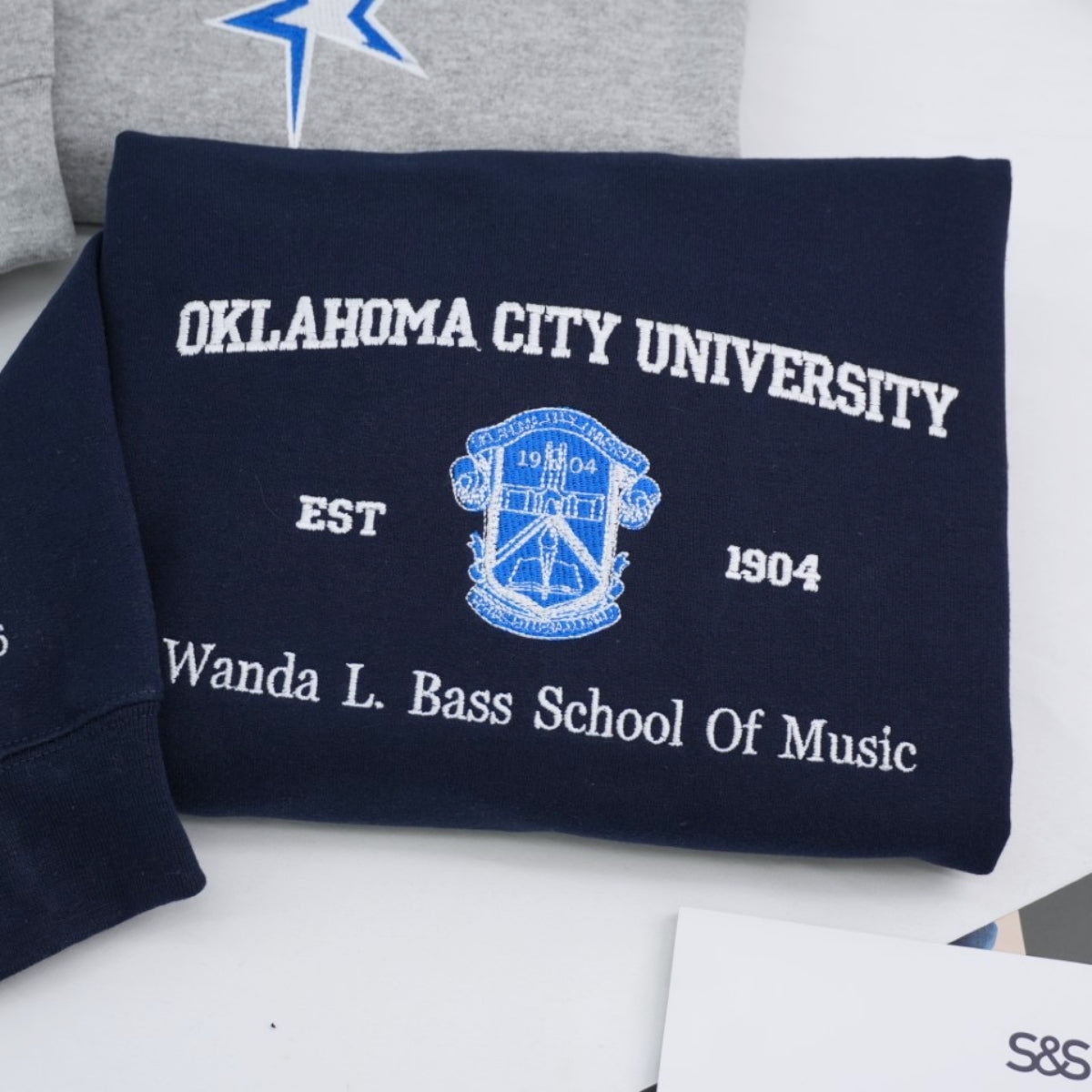 Custom University Logo Hoodies - College School Embroidered Sweatshirts - Perfect Student Gift
