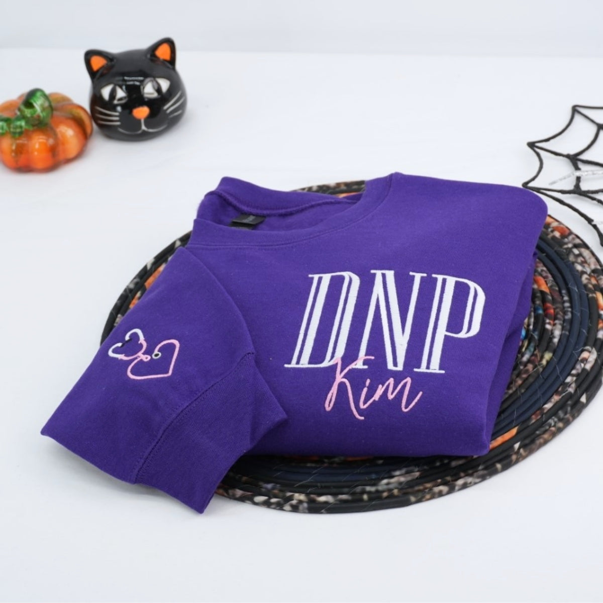 DNP Custom Sweatshirts - Healthcare Professional Embroidered Apparel - Nurse Practitioner Gift