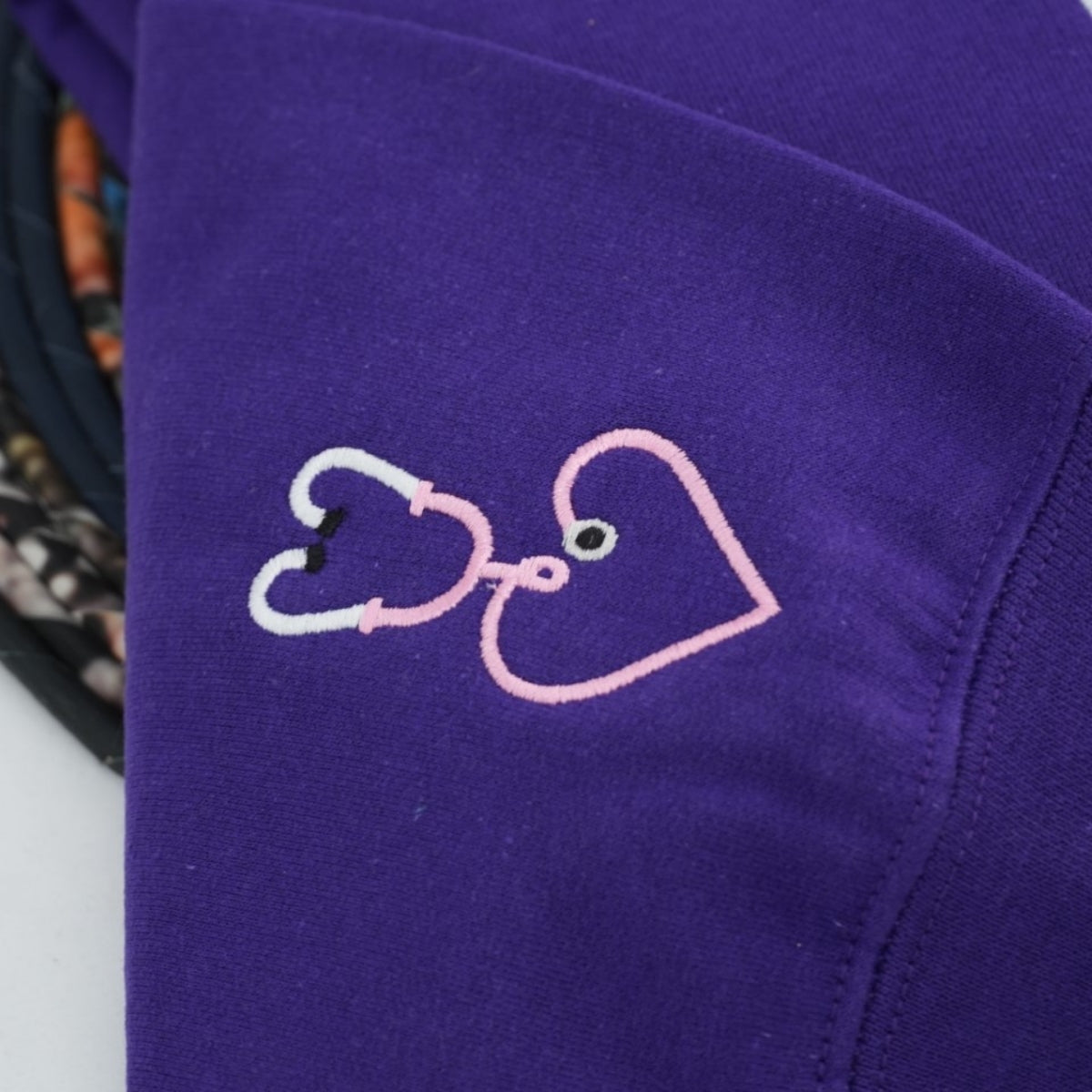 Sweats à capuche assortis brodés personnalisés avec ange et chat démon pour couples