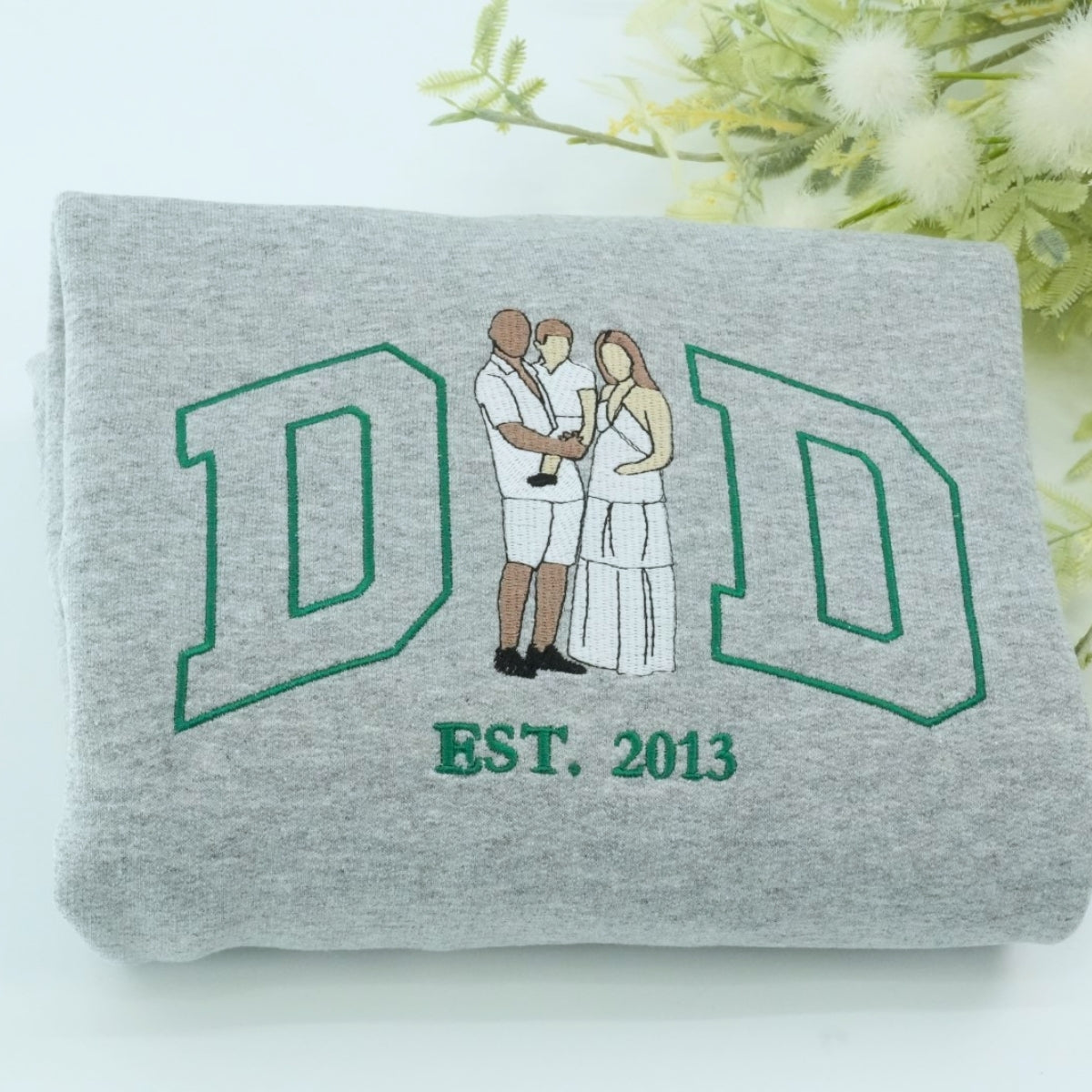 Individuell bestickte Engel- und Dämonenkatze-Kapuzenpullover für Paare