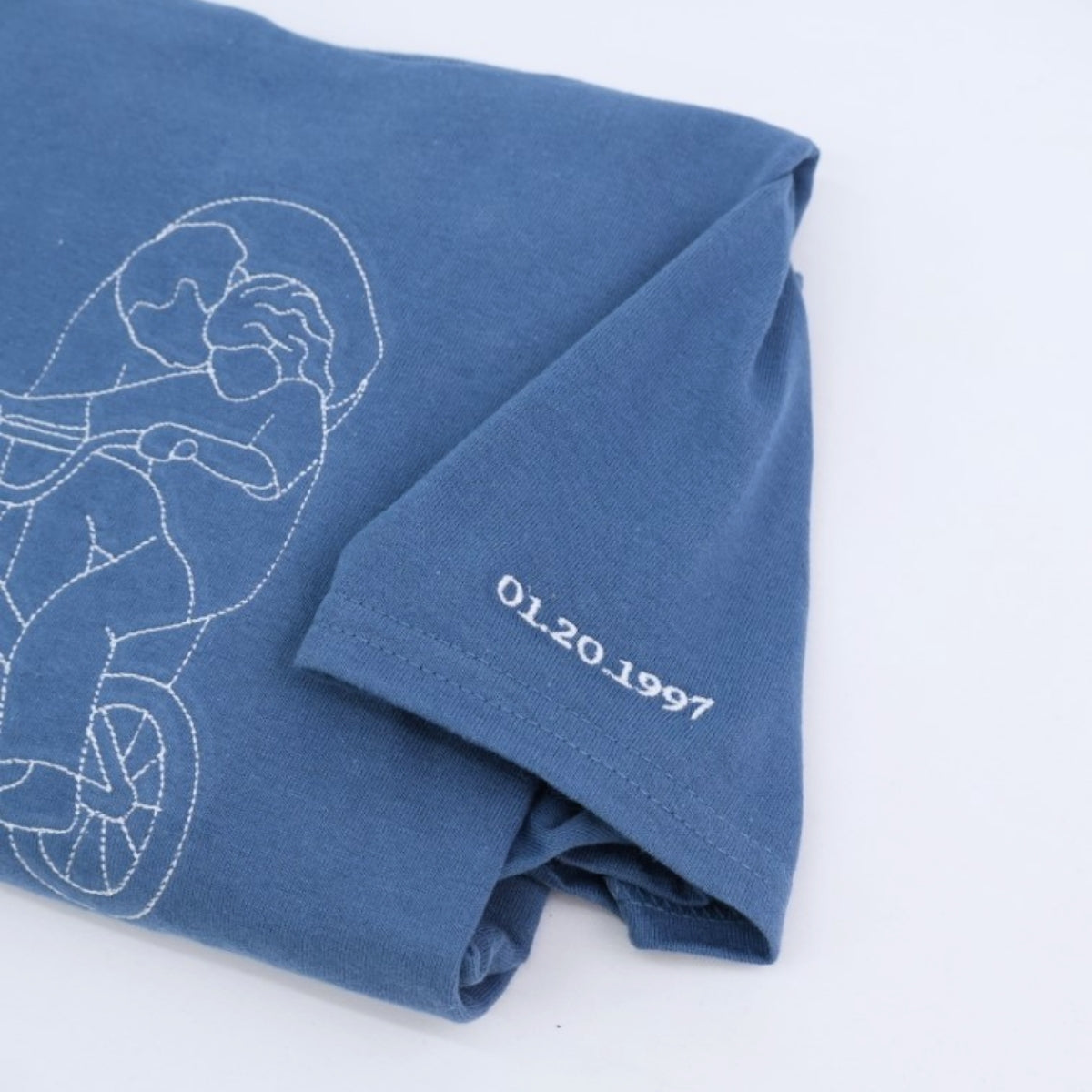 Dad Custom T-Shirts - Father Child Cycling Embroidered Shirt - Perfect Father's Day Gift