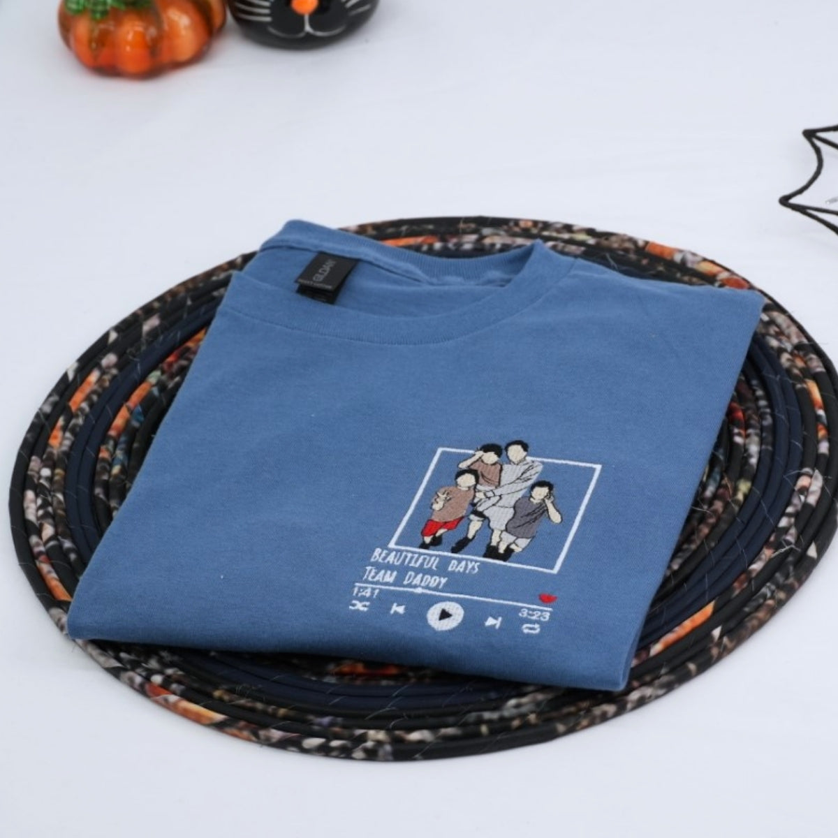 Dad Custom T-Shirts - Team Daddy Embroidered Shirts - Perfect Father's Day Gift